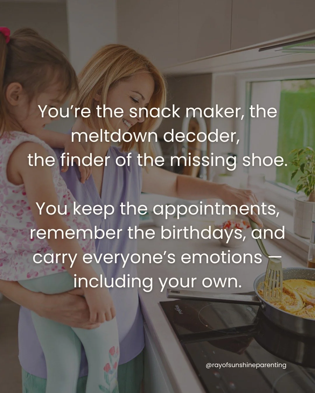 You&rsquo;re the one who holds it all &mdash; the schedules, the snacks, the meltdowns, the mental lists no one else sees.
And while you make it look effortless, the truth is&hellip; it&rsquo;s heavy.

Carrying everything doesn&rsquo;t make you stron