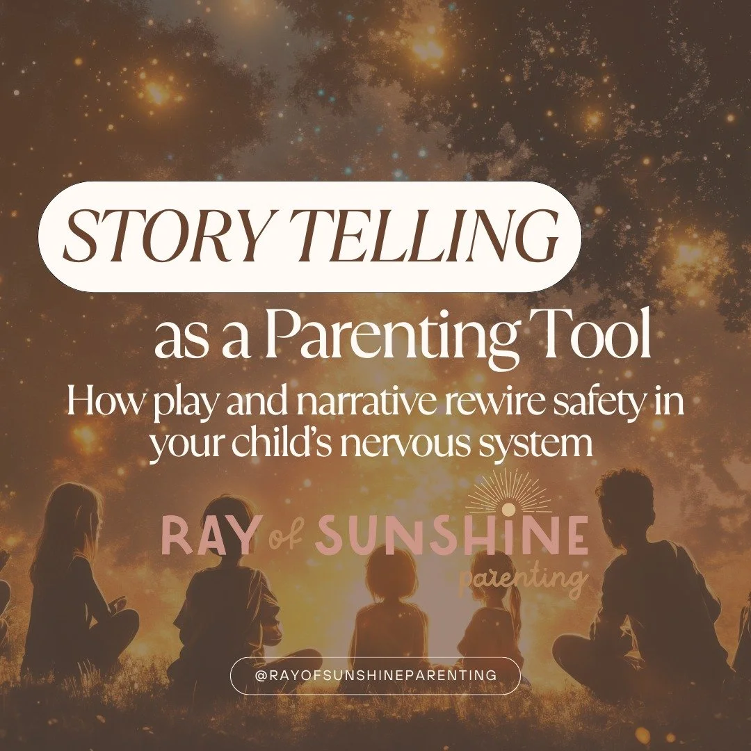 Stories aren&rsquo;t just fun&mdash;they&rsquo;re a parenting tool that rewires your child&rsquo;s sense of safety.
Play + narrative helps kids feel seen, soothed, and ready to explore the world. 🌿💛

Try it tonight: let your child tell the story, m