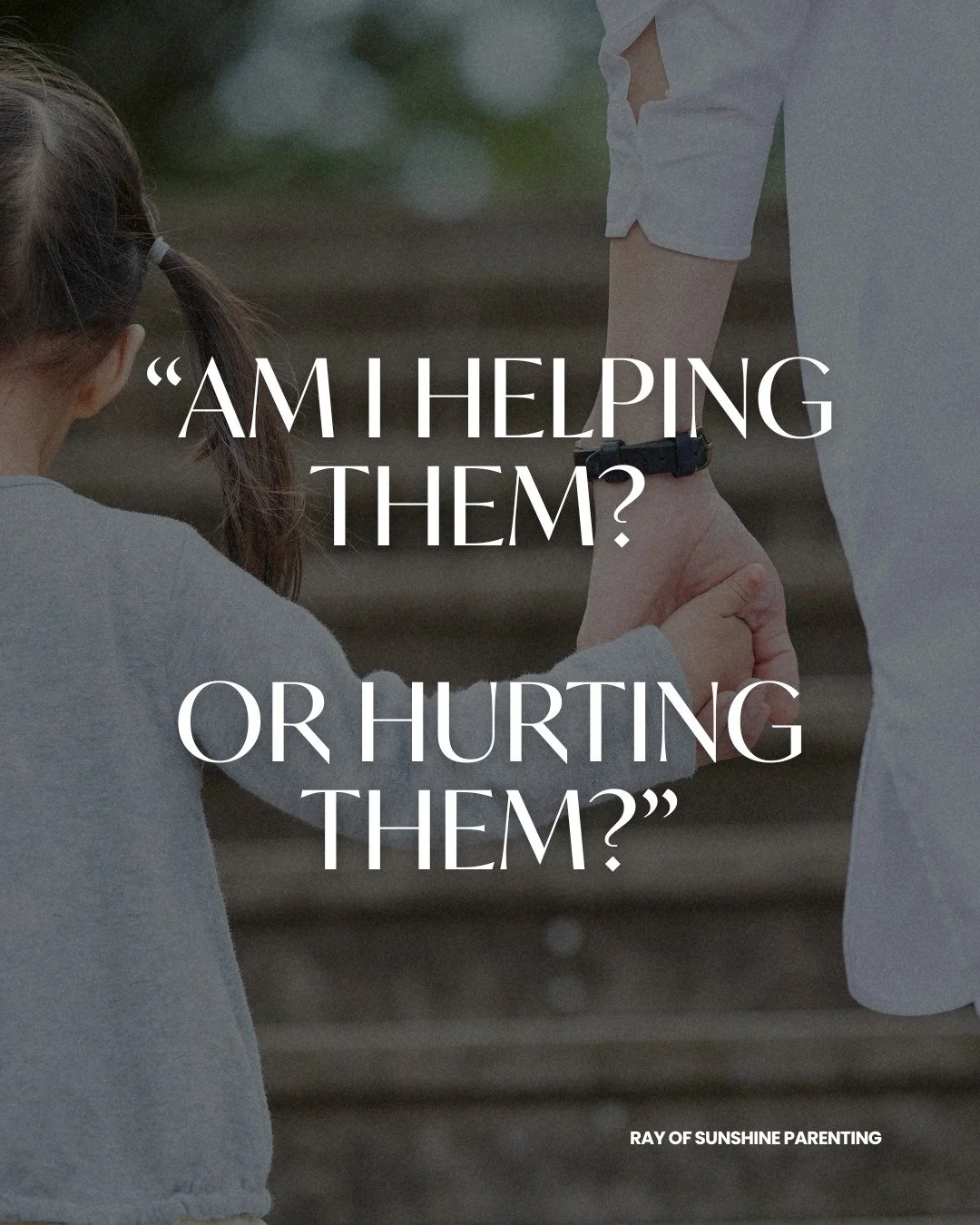 If you&rsquo;ve ever caught yourself wondering,
&ldquo;Am I helping them or hurting them?&rdquo; &mdash; you&rsquo;re not alone.

You comfort your child and question if you&rsquo;re being too soft.
You hold a boundary and wonder if you&rsquo;re being