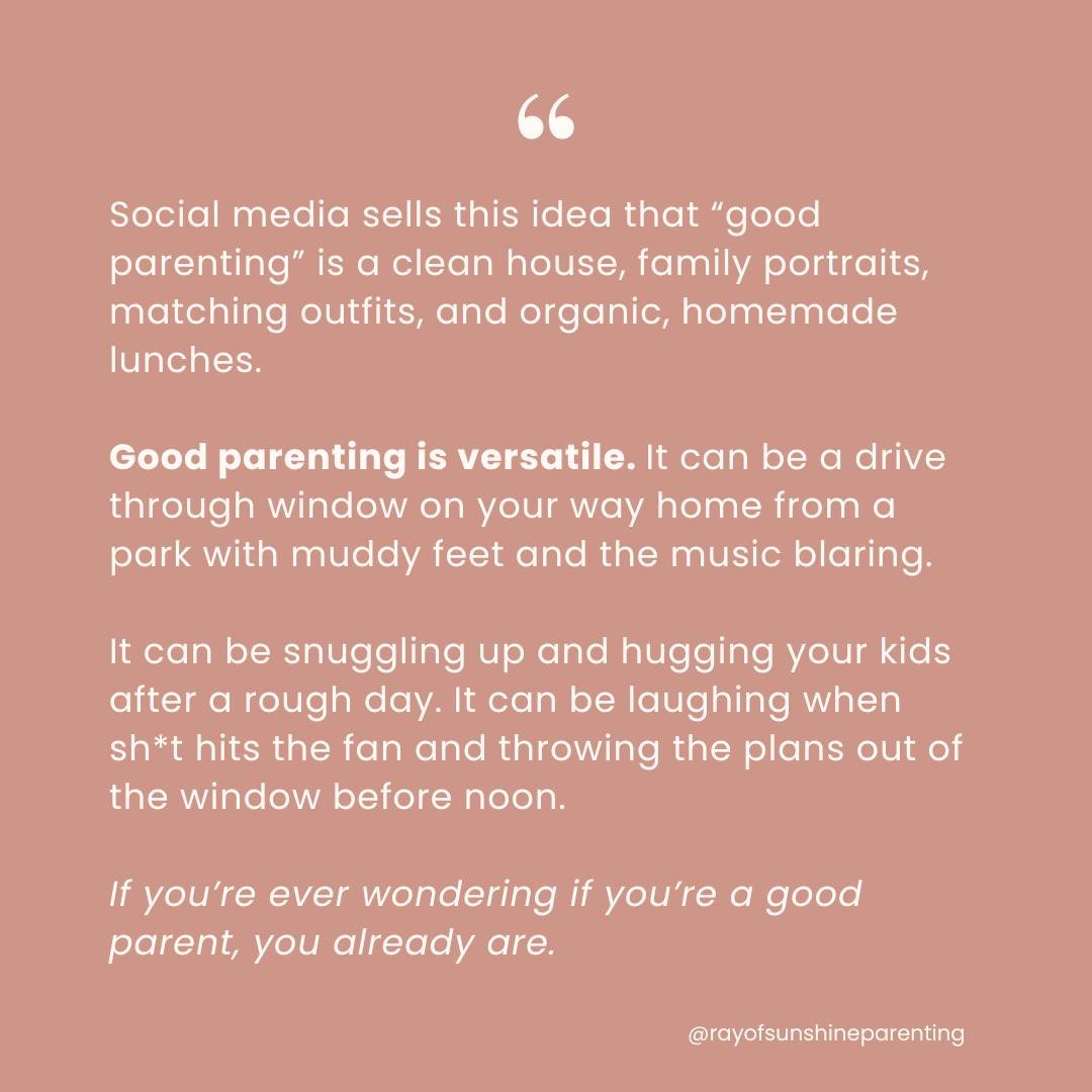Social media loves to package &ldquo;good parenting&rdquo; as something polished.
Quiet kids. Clean counters. A life that looks calm from the outside.

But good parenting was never meant to be performative.
It&rsquo;s adaptive.
It bends.
It responds 