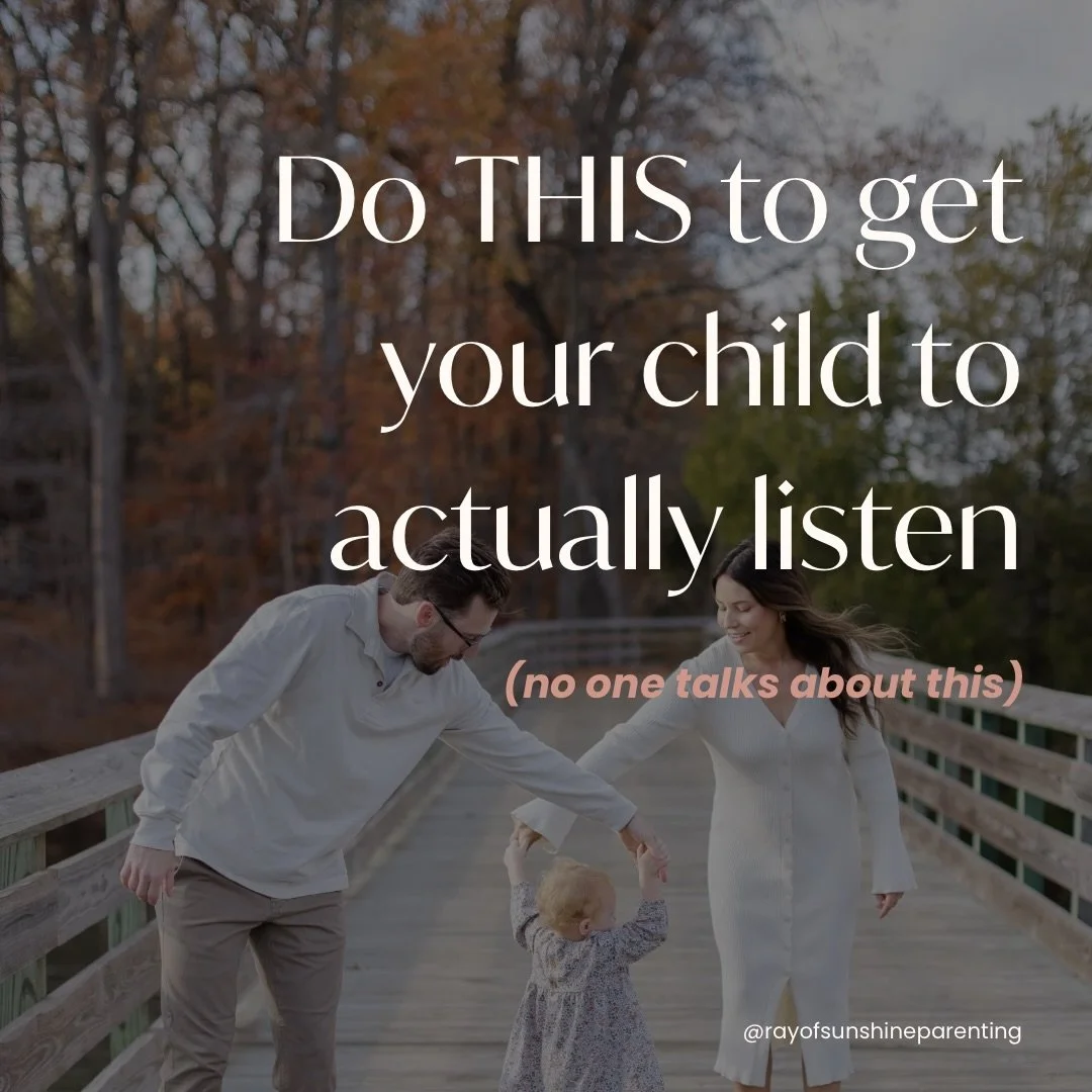 I still can&rsquo;t believe how many parenting accounts skip this part:
You cannot discipline a dysregulated brain.

The only strategy I recommend if you want real listening (not fear-based obedience) is:
Connection before correction.

Try it tonight