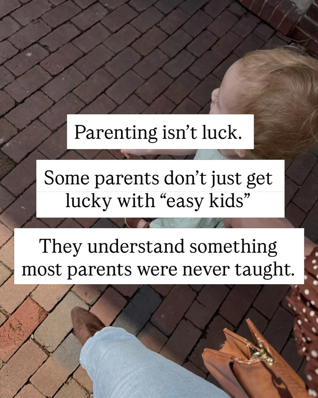 Sometimes parenting can feel like luck.

One day everything goes smoothly.

The kids listen.
Transitions are easy.
Everyone gets out the door without a meltdown.

Then the next day&hellip;

Your toddler melts down because the banana broke.
Getting dr