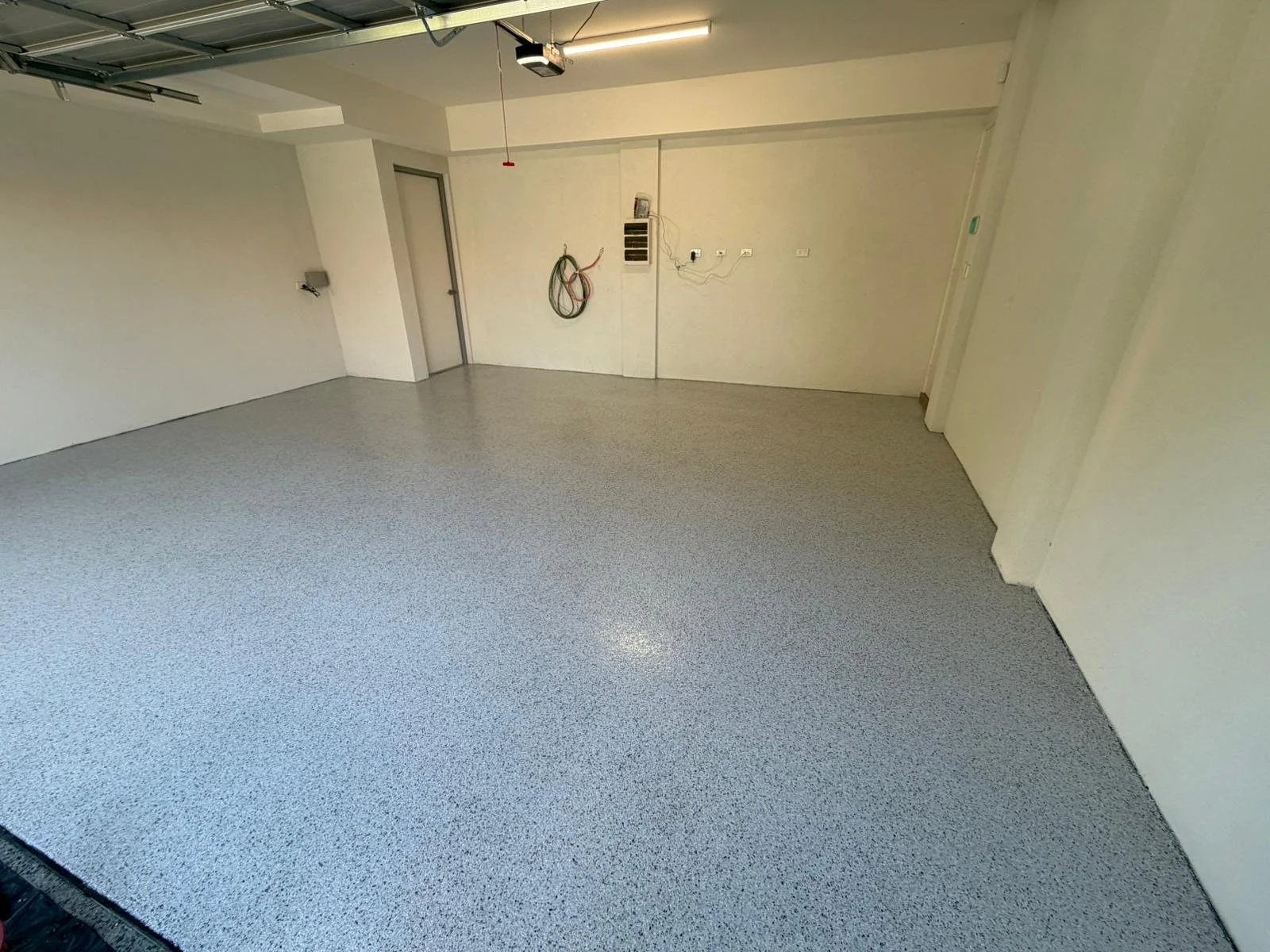 Garage floor epoxy flake in Perth with Camo finish