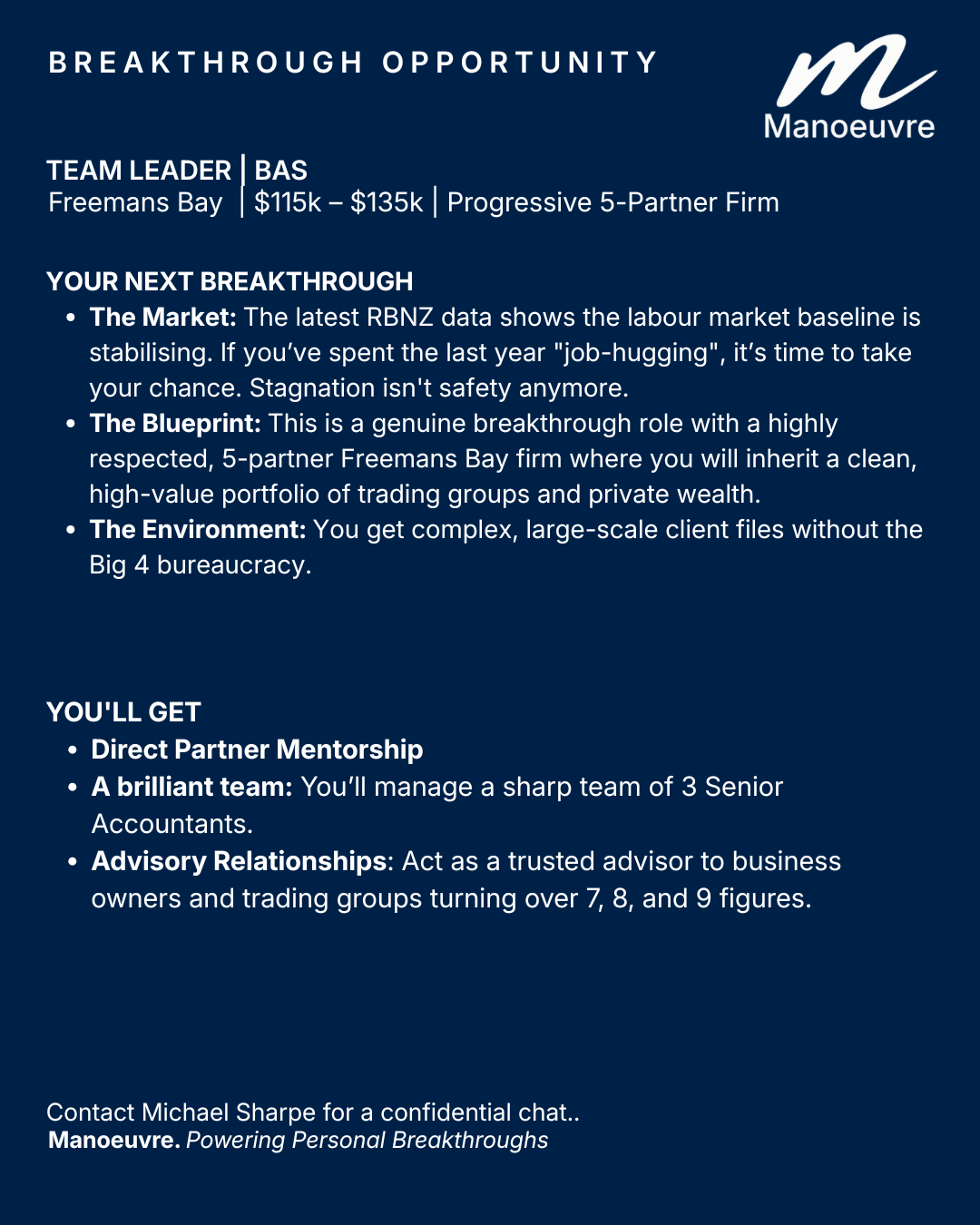 BUSINESS ADVISORY MANAGER