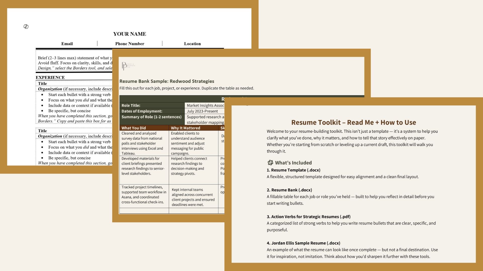Resume Builder Toolkit
