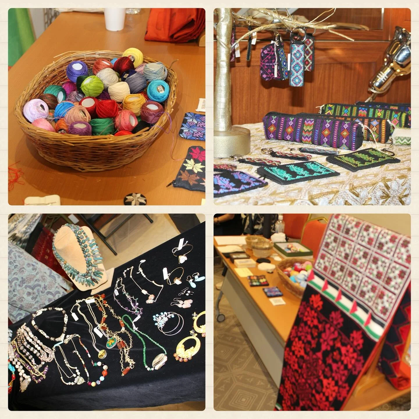 今回のStitch for Palestine イベントにも、多くの方々に足をお運びいただき、ありがとうございました🇵🇸💐

パレスチナ刺繍を体験していただくこと、知っていただくことは、パレスチナ人のアイデンティティを守り、受け継いでいく架け橋となることに他なりません。

また皆さまにお会いできることを楽しみにしています🌷

Thank you to everyone who joined us for the Stitch for Palestine event 🇵🇸💐

Exp