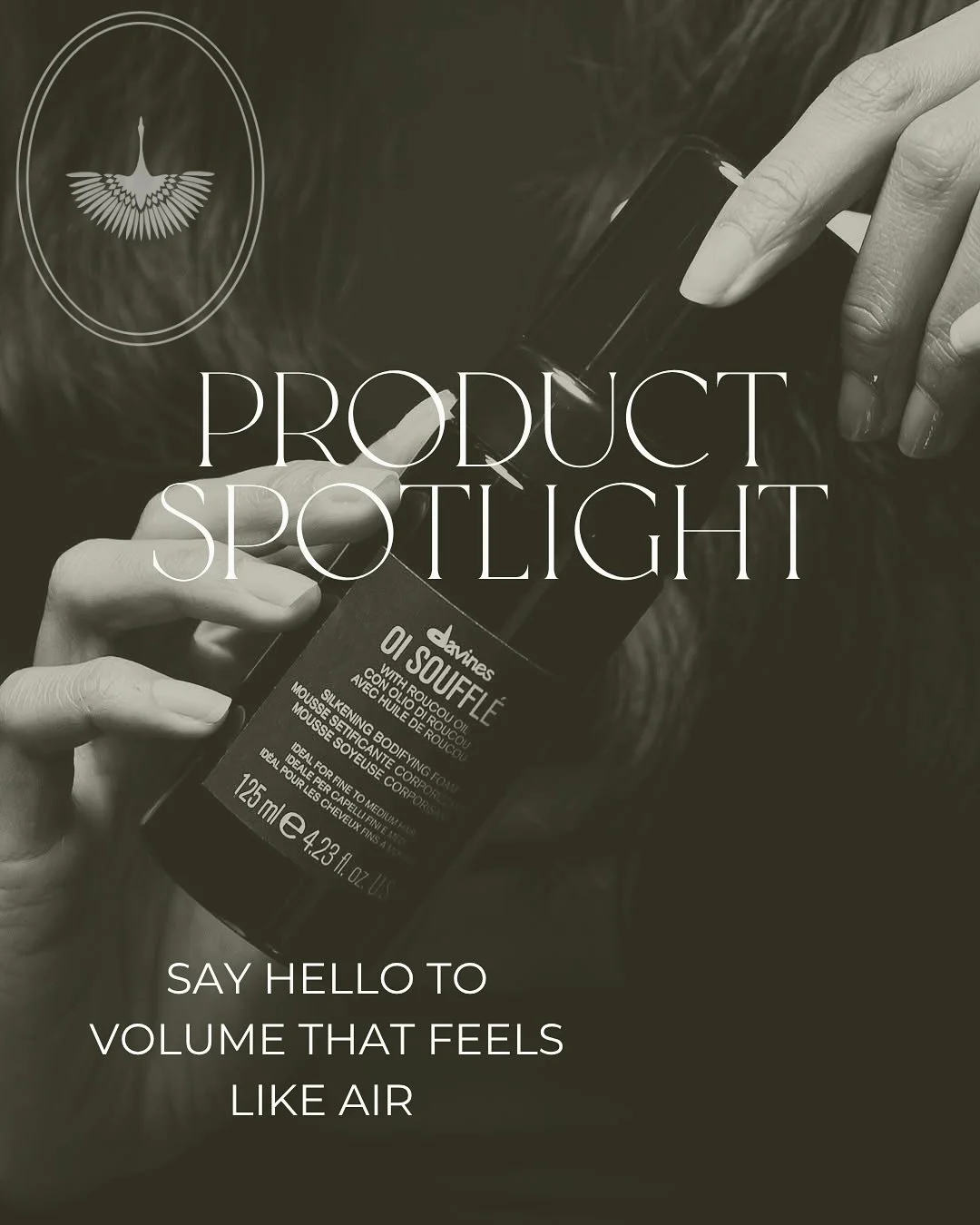 Not your mama&rsquo;s mousse.

OI Souffl&eacute; by Davines brings that barely-there, pillowy volume without the crunch, flakes, or buildup. Just shiny, touchable fullness and a scent that turns heads. ✨

Loved by fine-haired clients + extension babe