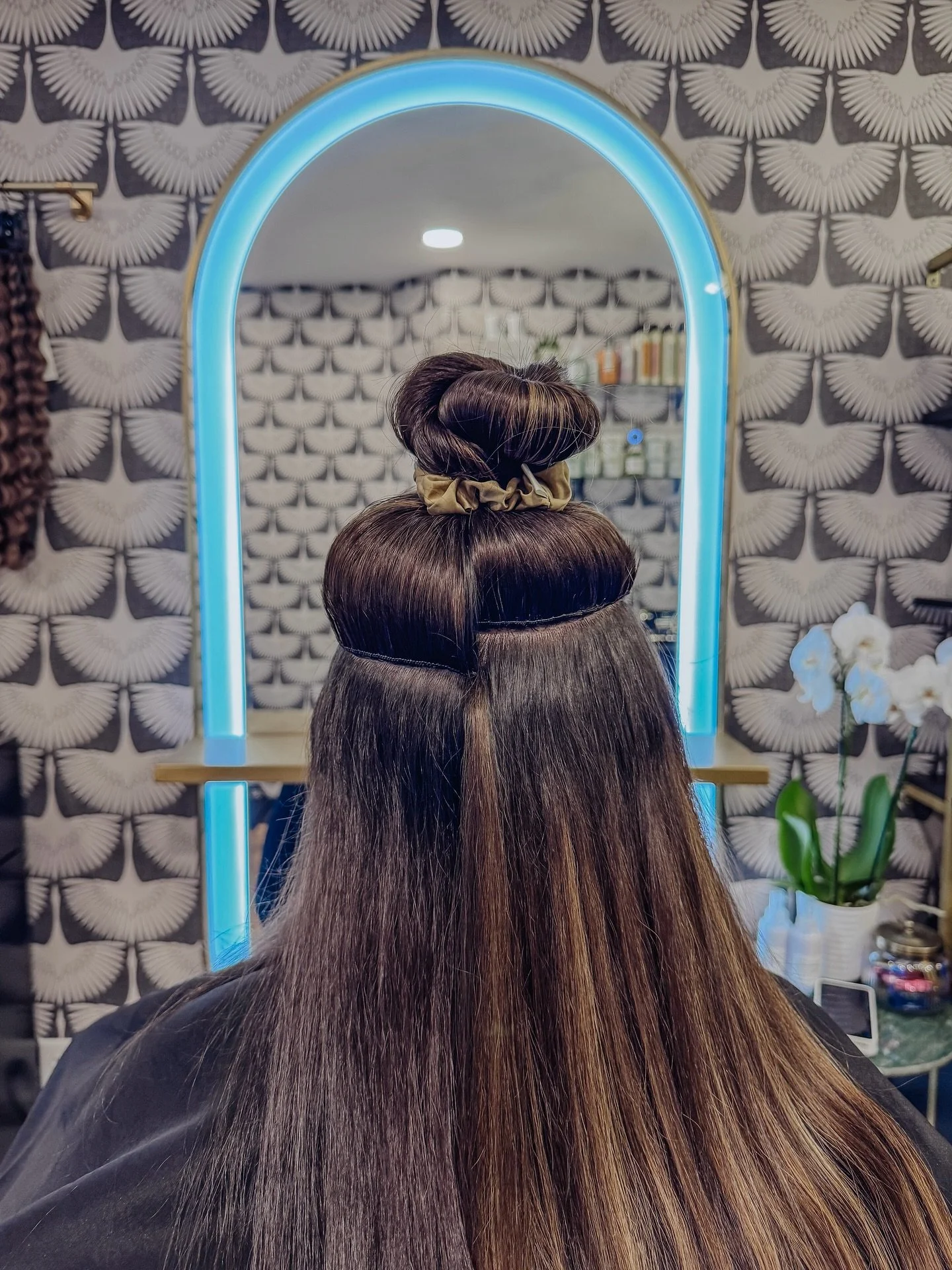 A flip-up worth envying&mdash;seamless, secure, and stitched to perfection.

Crafted with care at Sage + Strands using the magic of Invisible Bead Extensions&reg;.

✨ Ready to experience the magic? Let&rsquo;s get you in my chair. 

Now booking new i