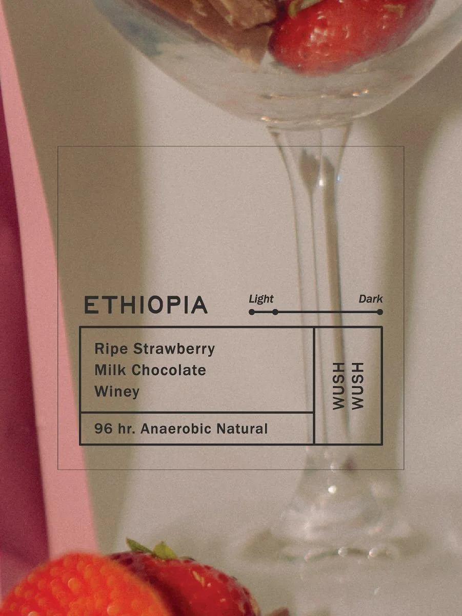 New Month = New The Weekender Offering!

For October we&rsquo;ve got a special bean for ya! It&rsquo;s an Ethiopia Wush Wush 96 hour Anaerobic Natural. It&rsquo;s got notes of ripe strawberry, milk chocolate, and a winey-ness that makes this a unique