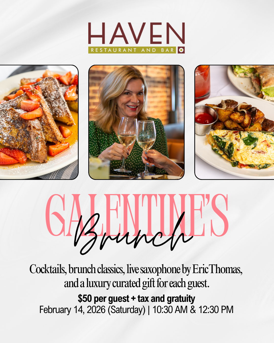 Galentine’s Brunch at HAVEN
