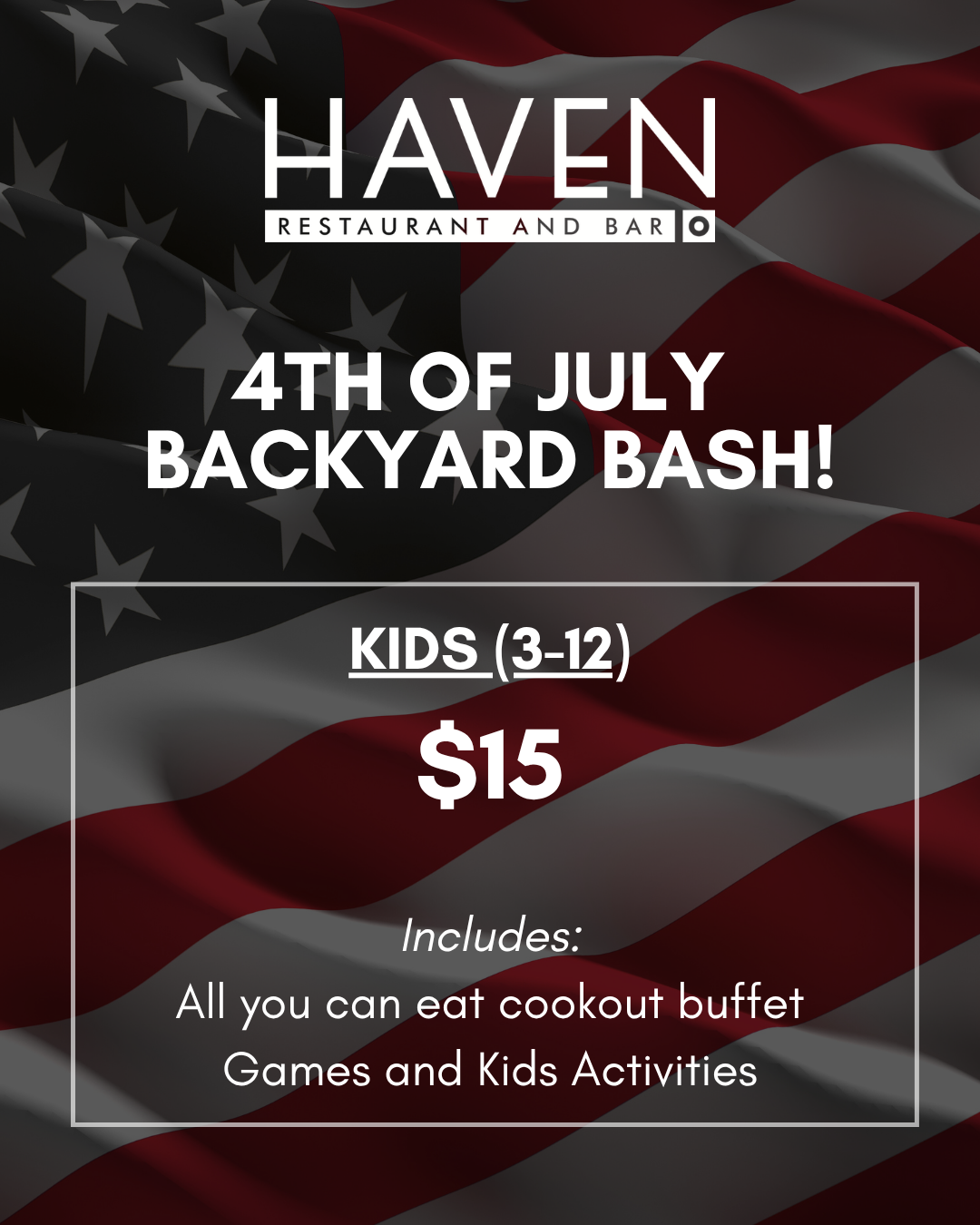 2026 BACKYARD BASH CHILDREN'S TICKET (AGES 3–12) | $15