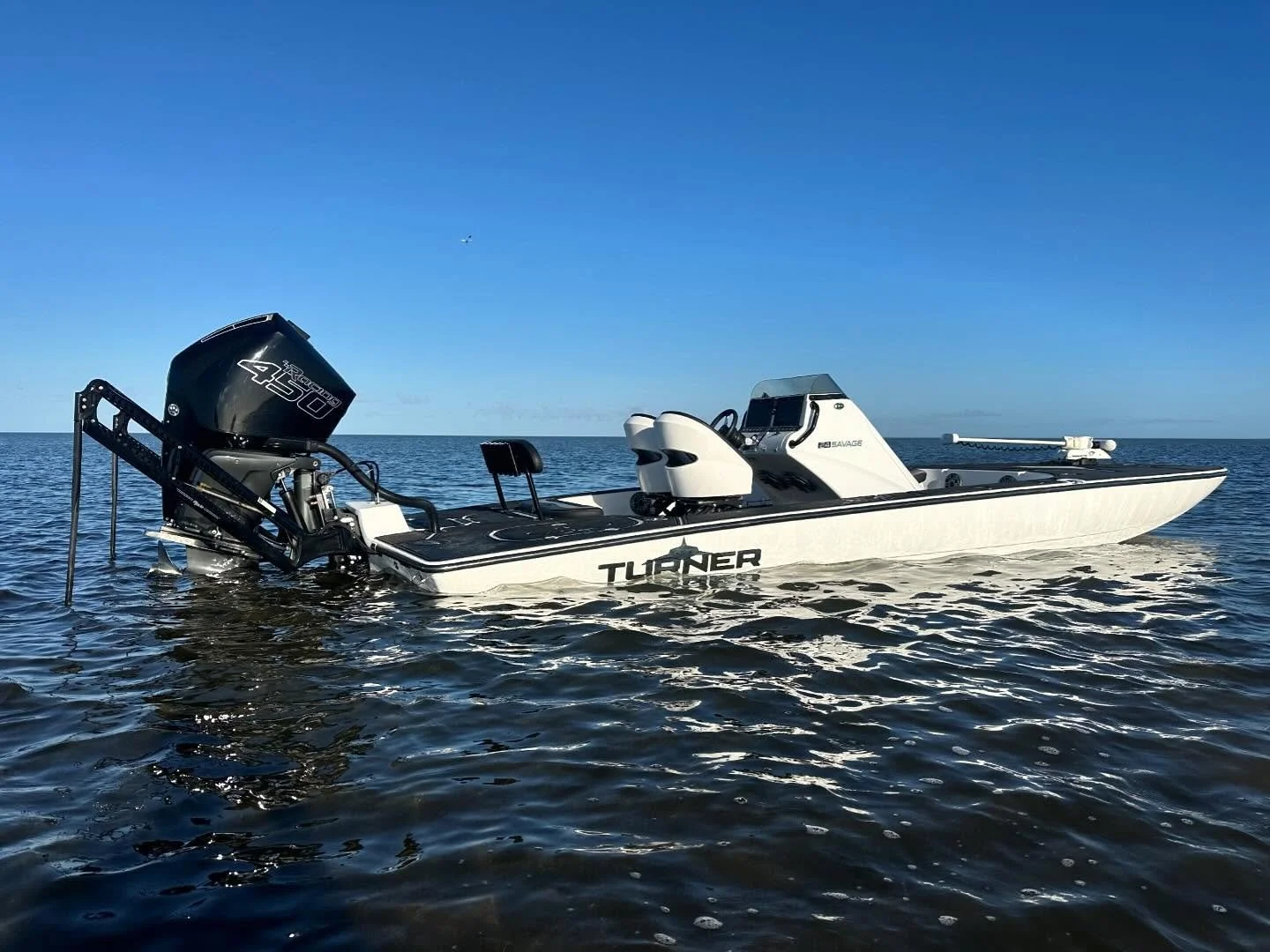 PRICE IMPROVEMENT! $129,950 all reasonable offers will be considered! Fully loaded!
-Mercury 450R Sport Master(100 hours)
-Seadek HD finish decking
-2 simrad 12&rdquo; NSS Evo3S
-Simrad Active Imaging 3 in 1
-JL Audio sound system 
-Minn Kota Ulterra