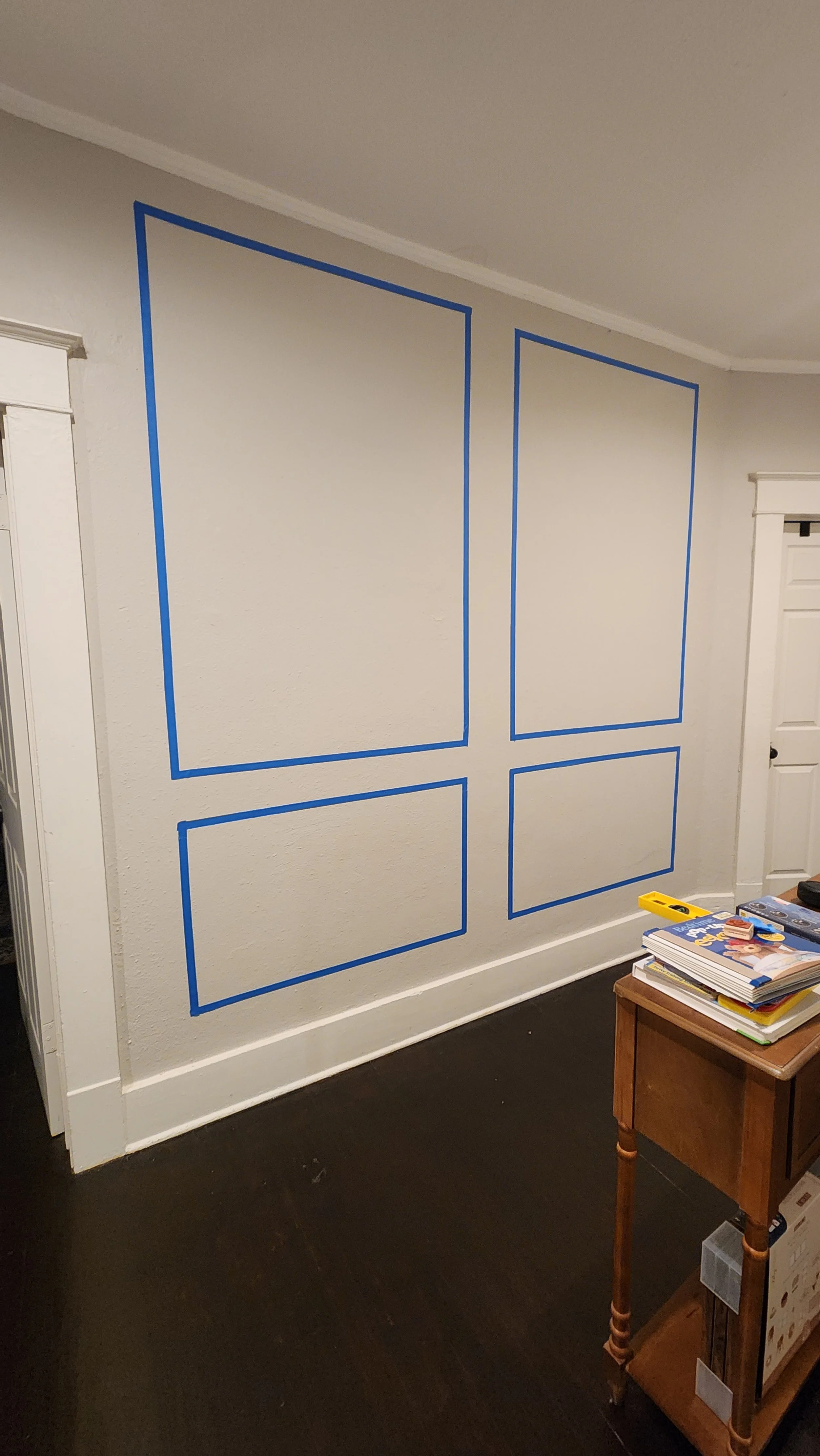 A Hallway Story: Taping the Outline of What’s to Come