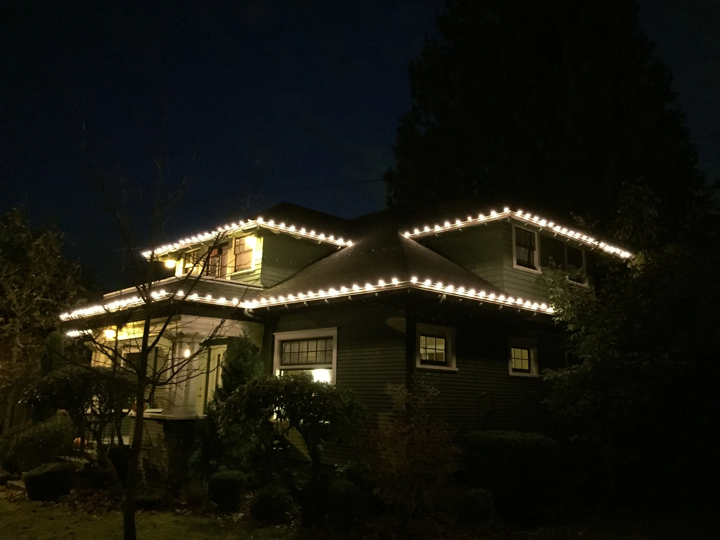 Beautiful Day installs beautiful, professional Christmas lighting on commercial and residential properties.