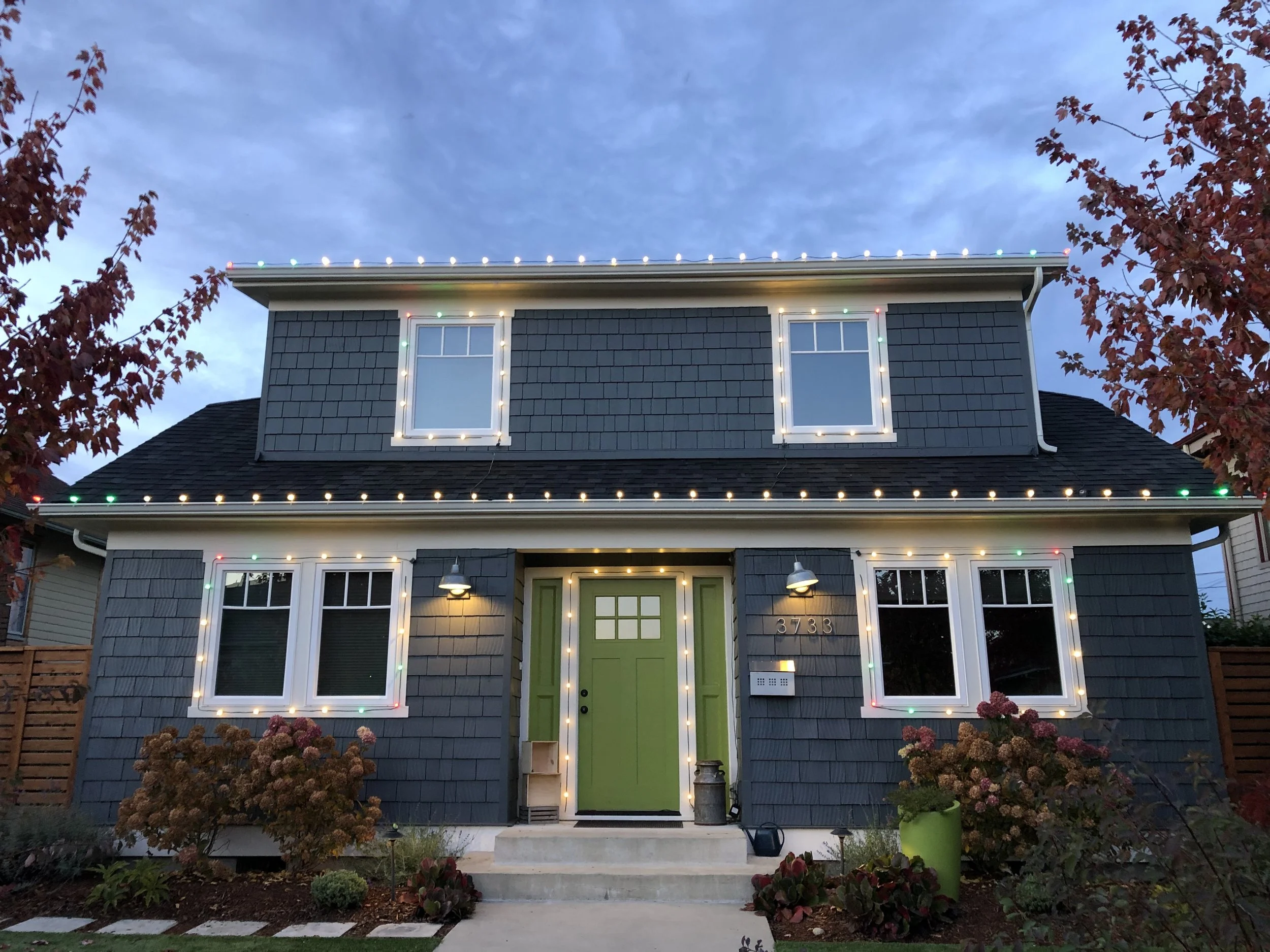 Beautiful Day installs beautiful, professional Christmas lighting on commercial and residential properties.