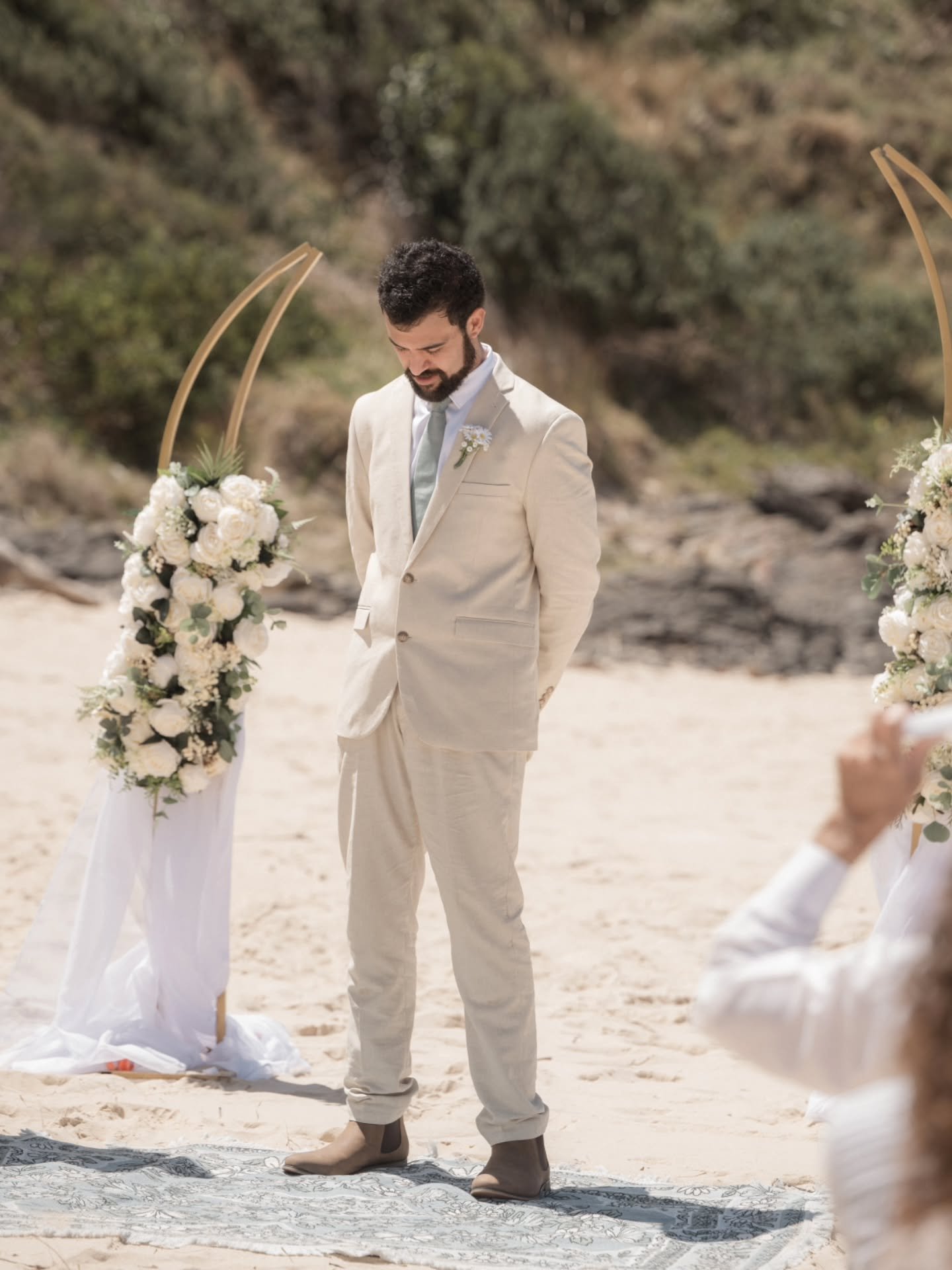 These photos tell a story of love and devotion. A man waiting anxiously, his nerves dissolving the moment his partner steps down the aisle. Their journey to becoming husband and wife is about to begin. Capturing the emotions of both the bride and gro