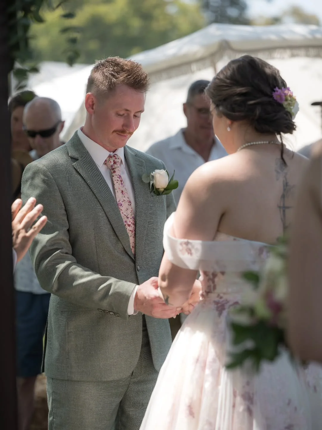 Josh &amp; Liz &bull; 2026 🤍💍 &bull; a moment for prayer 

#huntervalleyweddings #portstephensweddings #newcastleweddings #midnorthcoastweddings #centralcoastweddings