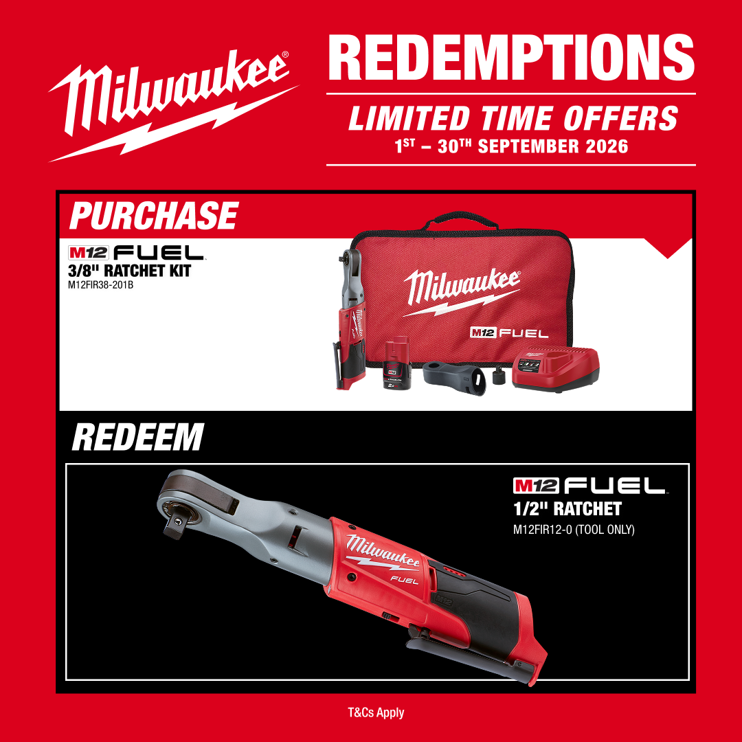 MILWAUKEE 12V FUEL 1 x 2.0Ah 3/8" Impact Rachet Kit M12FIR38201B