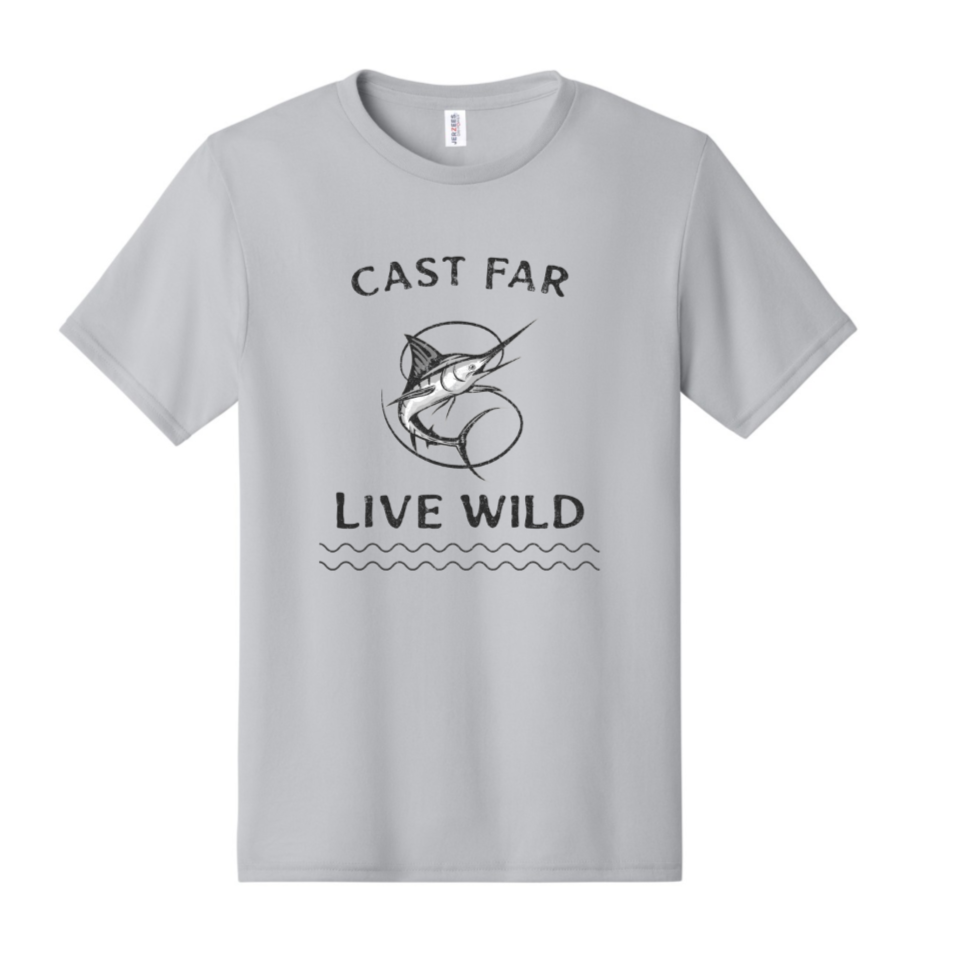 Men’s Cast Far Live Wild Moisture-Wicking T-Shirt