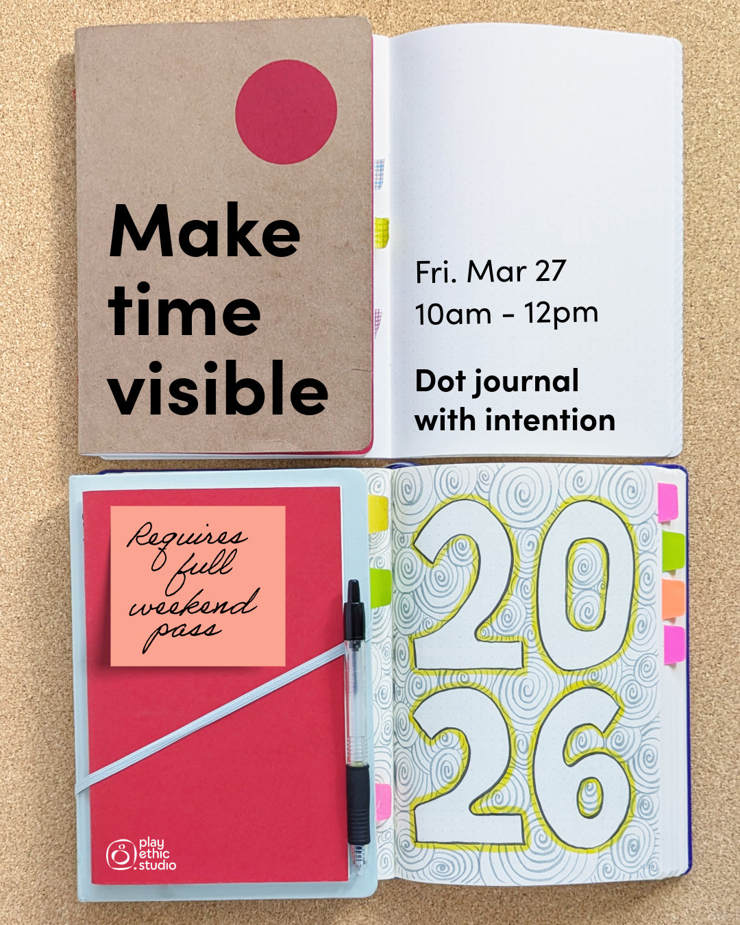 Make Time Visible: Dot journal with intention (friday)