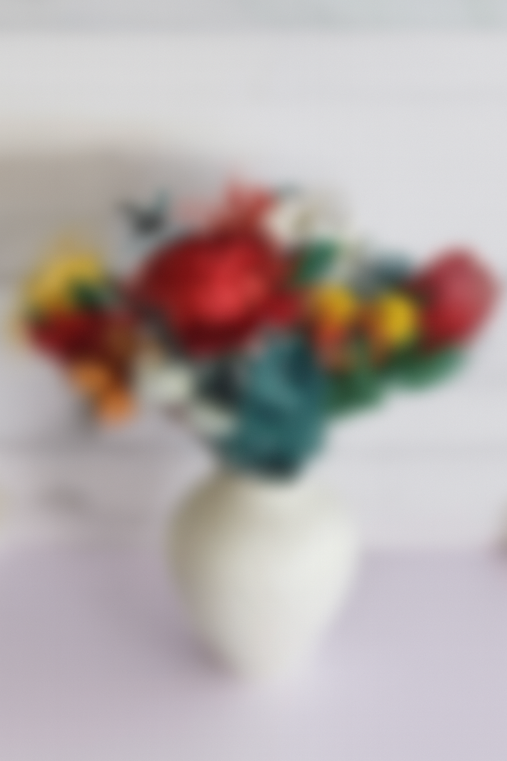 The 12 Flowers of Christmas – Handmade Paper Flower Bouquet Box