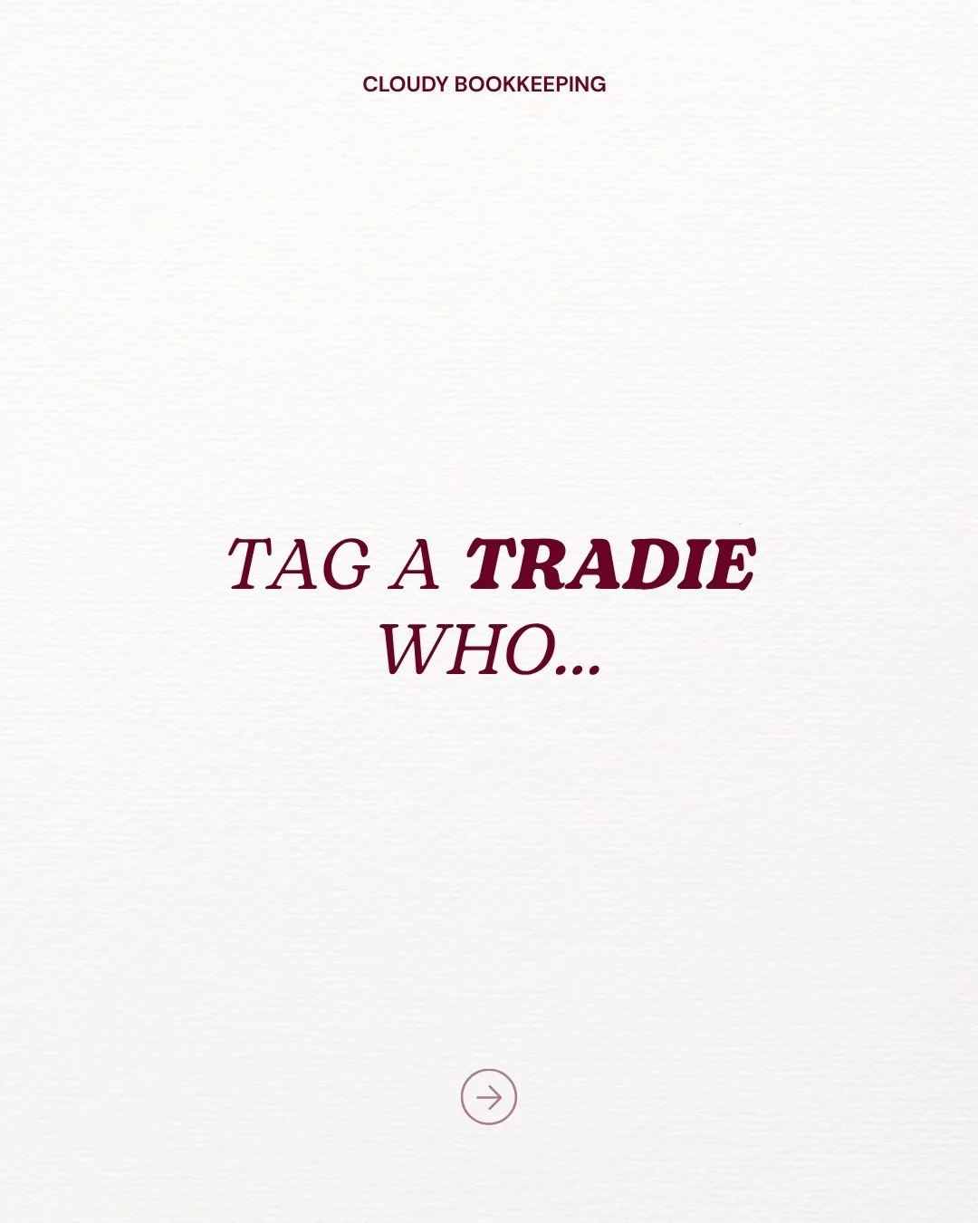 Tag a tradie who needs this reminder.

Running a business shouldn&rsquo;t feel like chasing receipts, rogue invoices, and mystery transactions. If any of this sounds a little too familiar, don&rsquo;t stress. Cloudy&rsquo;s seen it all.

We keep thin