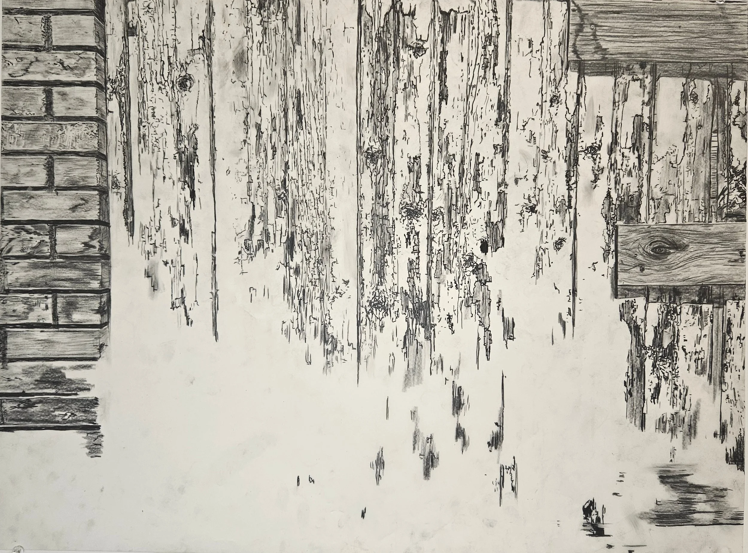 Millrise. Colored Pencil on Film. 2024