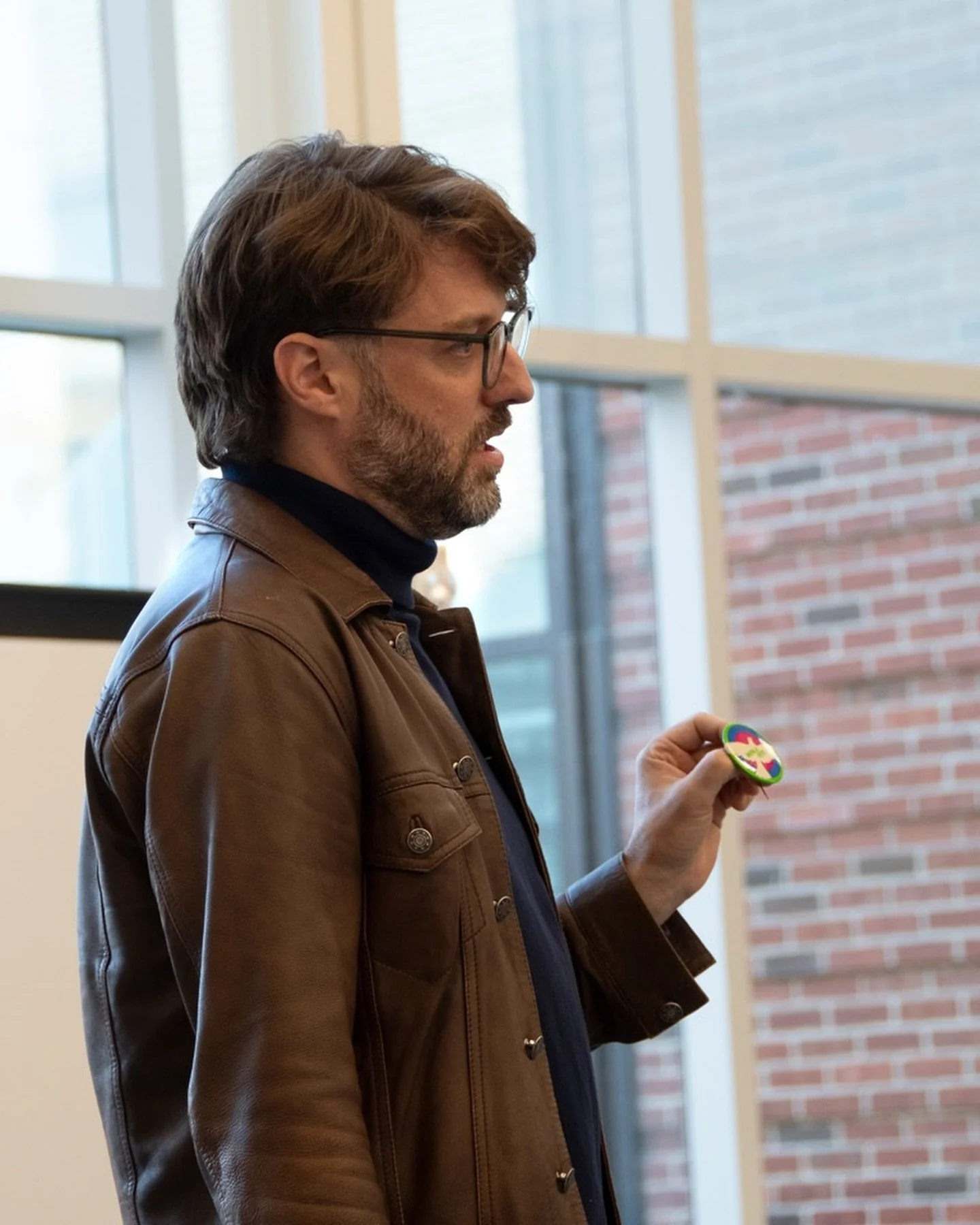 On October 23, I had the honor of presenting and leading a button-making workshop at Carleton College&rsquo;s @perlmanteachingmuseum, which is currently hosting the wonderful exhibit &ldquo;Ahimsa&rdquo; by @_pedro_reyes_. The exhibit concludes Novem