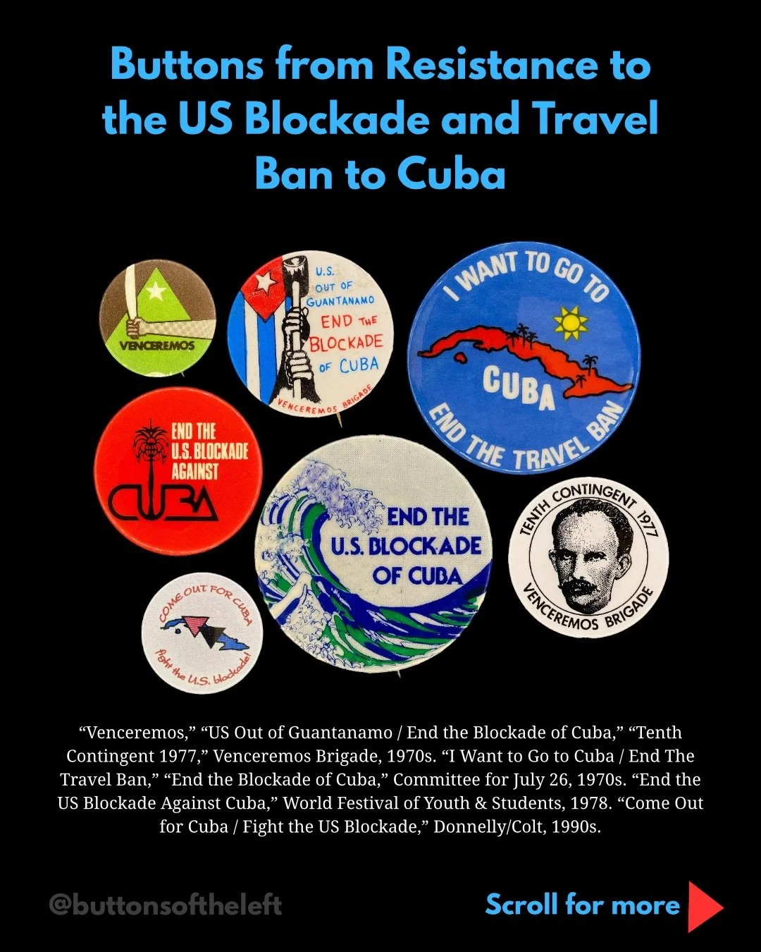 US Out of Latin America! This week I&rsquo;m sharing items from the long history of hemispheric anti-imperialist solidarity.

The United States began restricting travel to Cuba in 1963. That summer, the Cuban Federaci&oacute;n de Estudiantes Universi