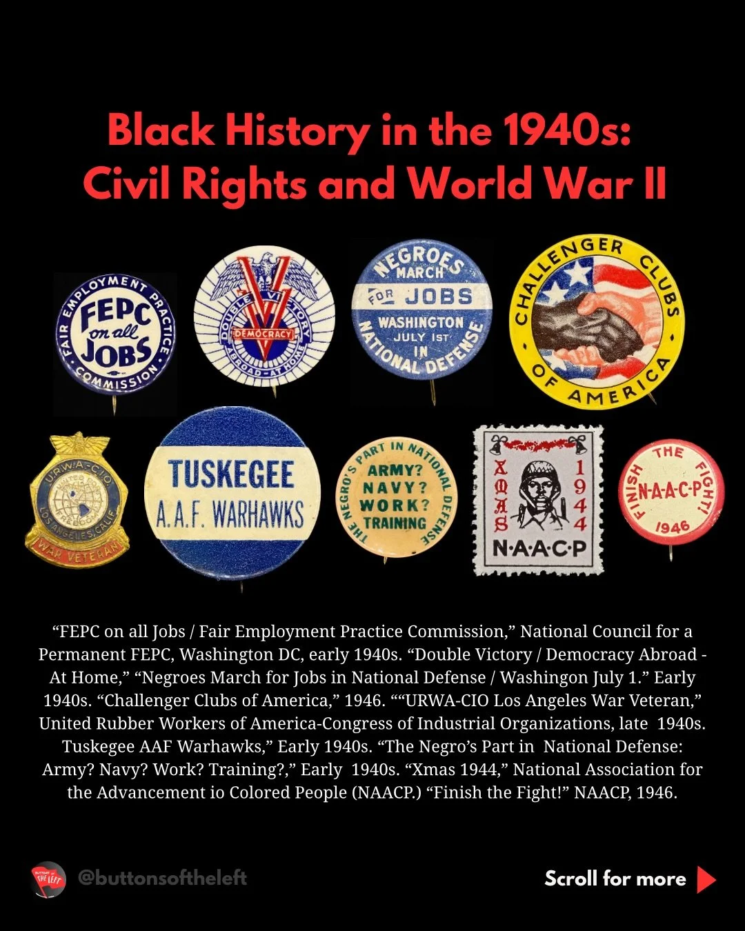 World War II reshaped the social, economic and political terrain for organized labor and the civil rights movement. In 1940, production in war industries surged and the US instituted its first peacetime military draft; millions of Black men and women