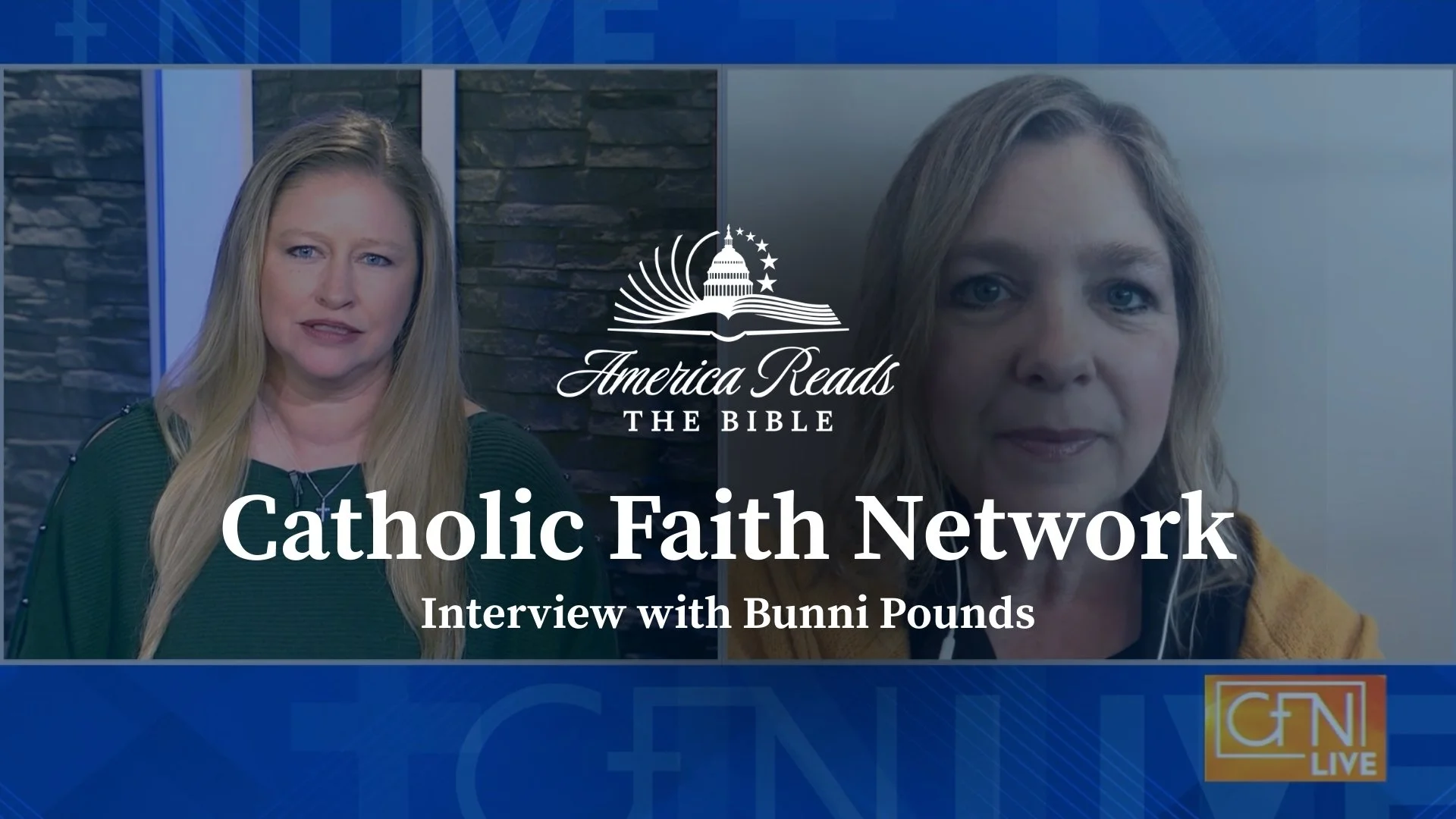 Catholic Faith Network Interview with Bunni Pounds