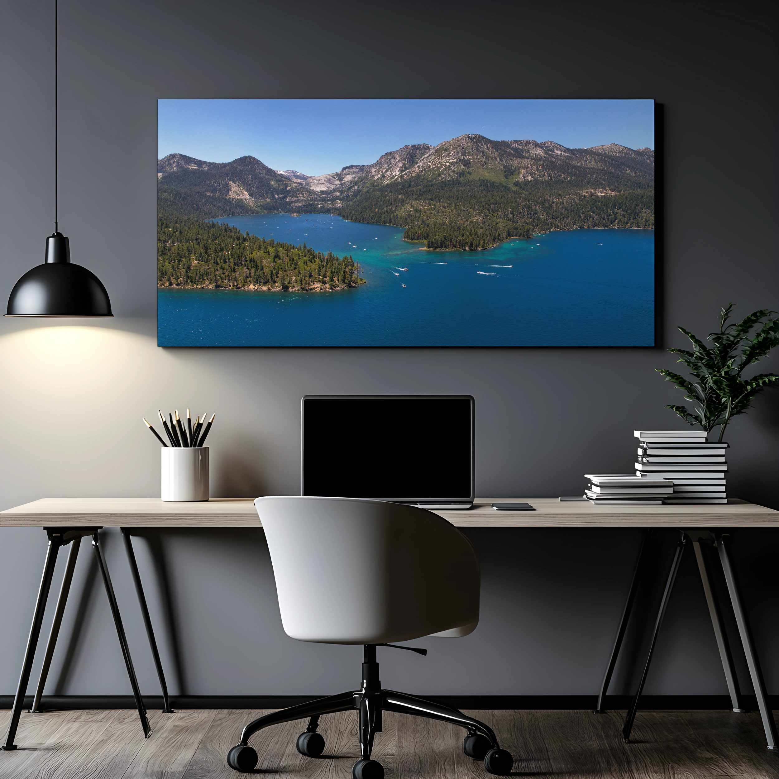 Emerald Bay Lake Tahoe Color Metal Print