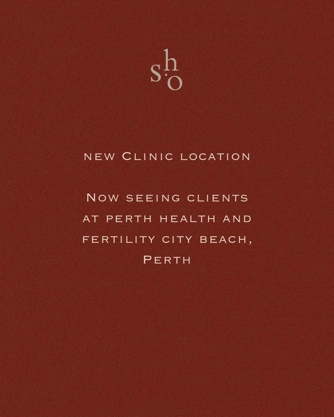 New clinic location alert ❤️

I am so excited to announce I have joined the team at @perthhealthandfertility City Beach, Perth. 

PHF is the leading fertility and women&rsquo;s health natural health clinic and very much a dream place for me to work f
