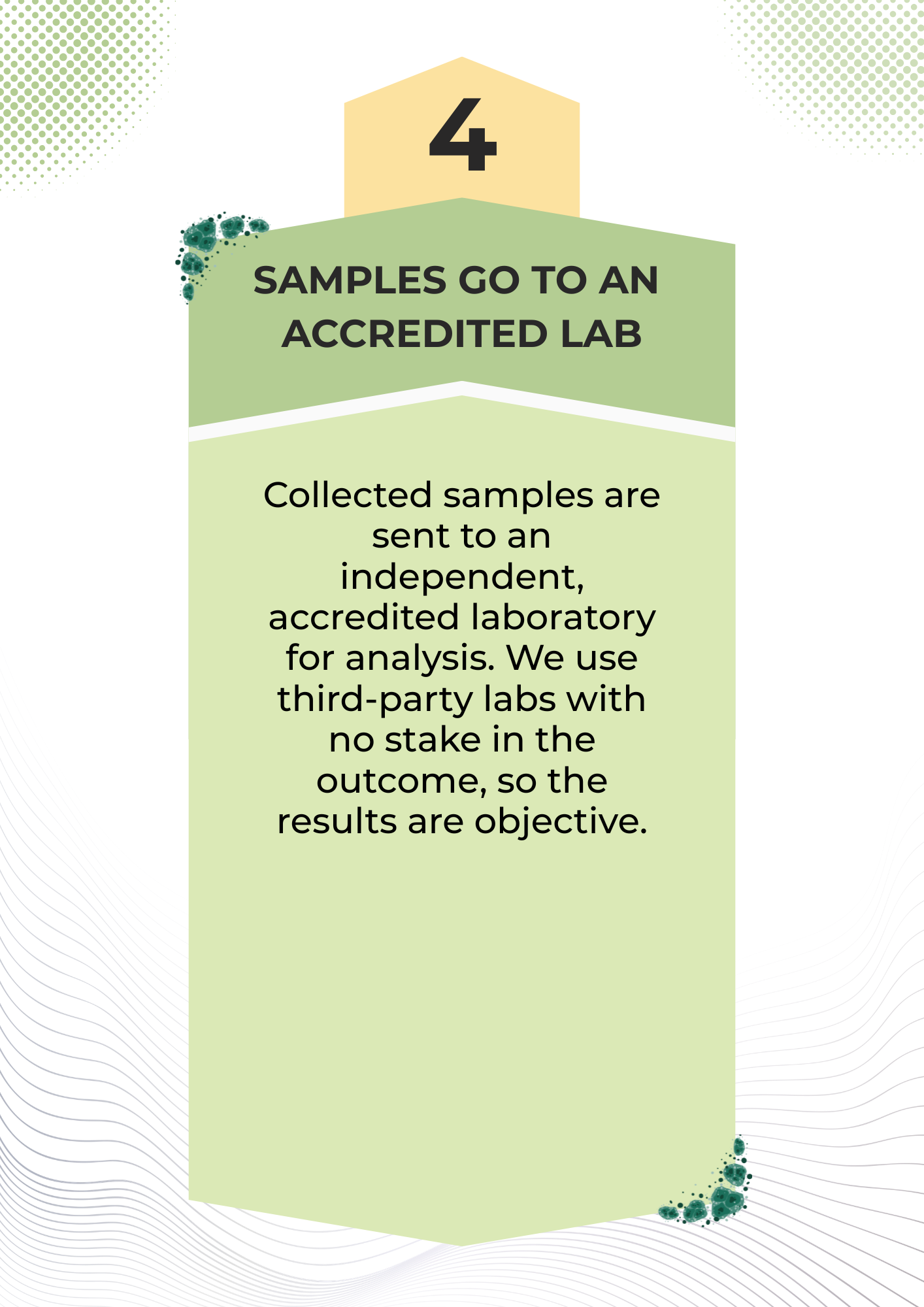 All air samples are sent to our trusted an accredited lab Sporecyte