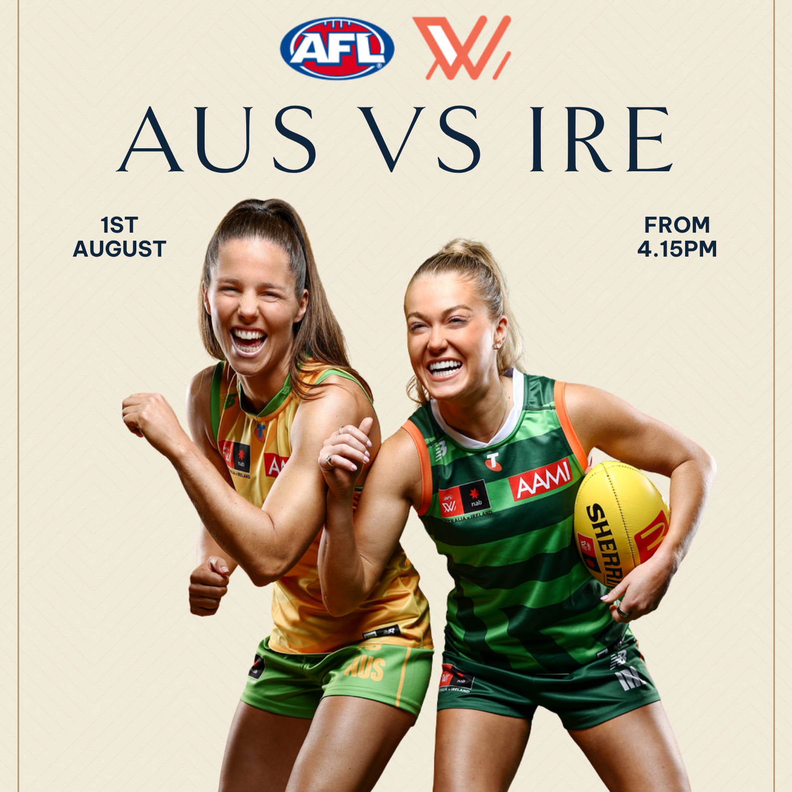 Australia v Ireland AFLW