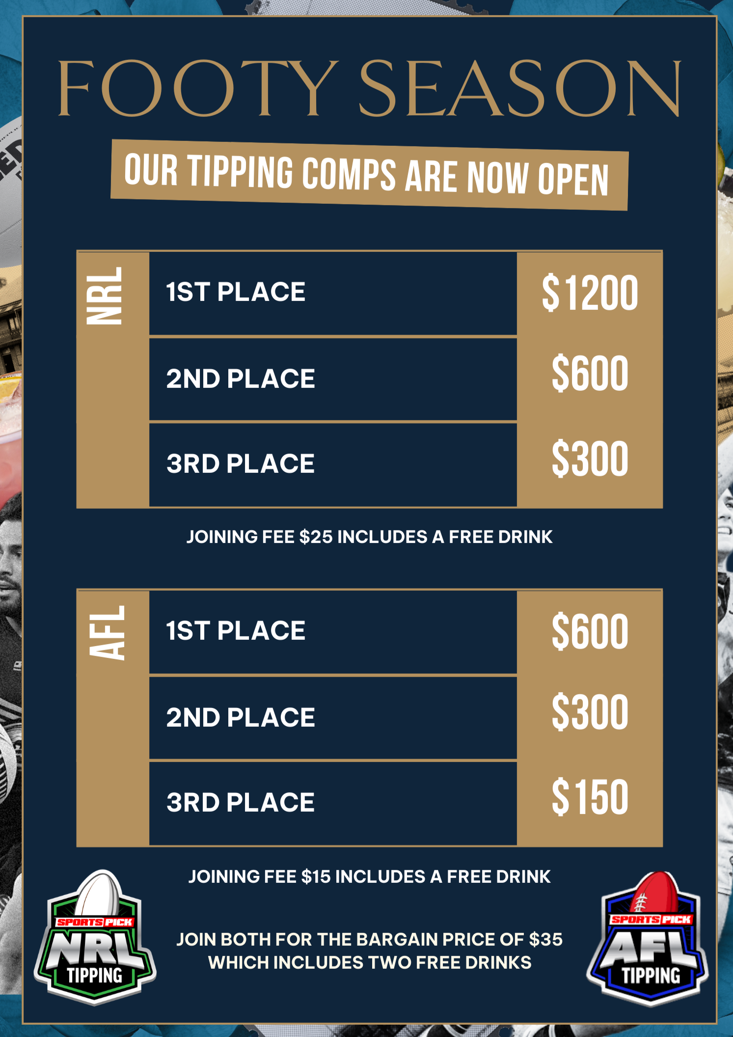 2026 Live Footy Tipping | Bayview Hotel Gladesville