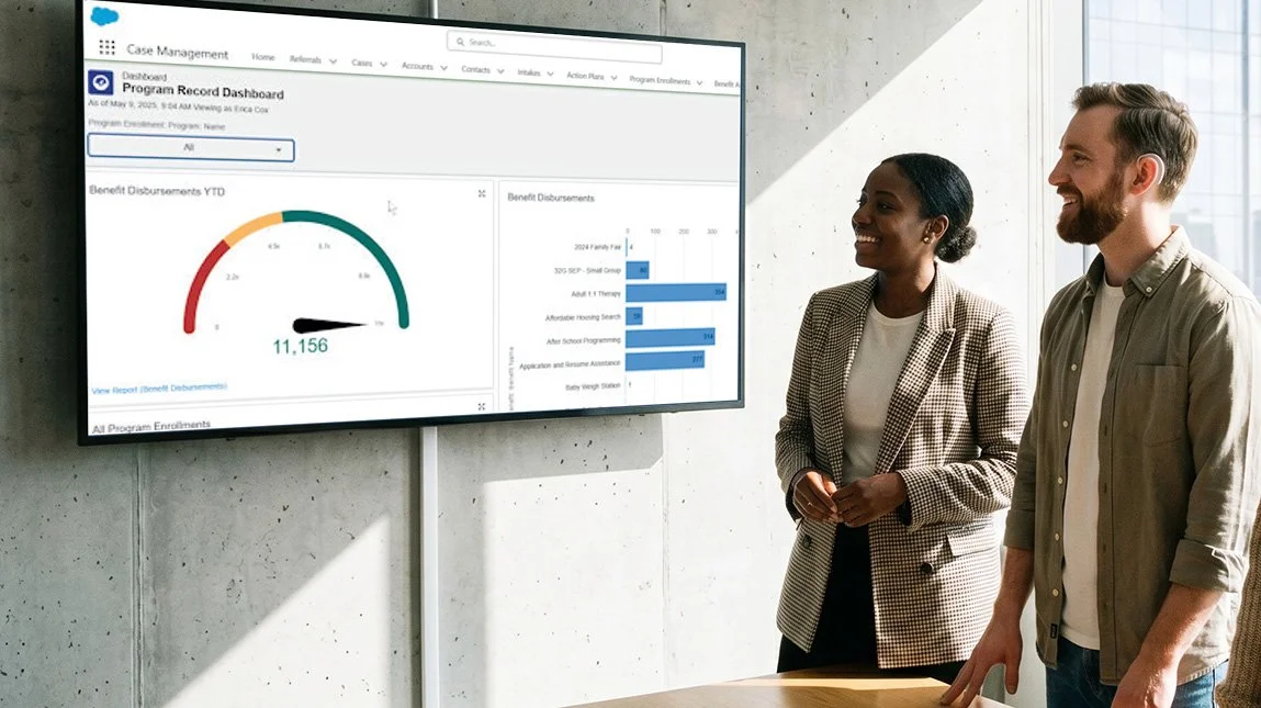 Salesforce Nonprofit Cloud Reports &amp; Dashboards for Enhanced Outcome Tracking &amp; Impact Storytelling