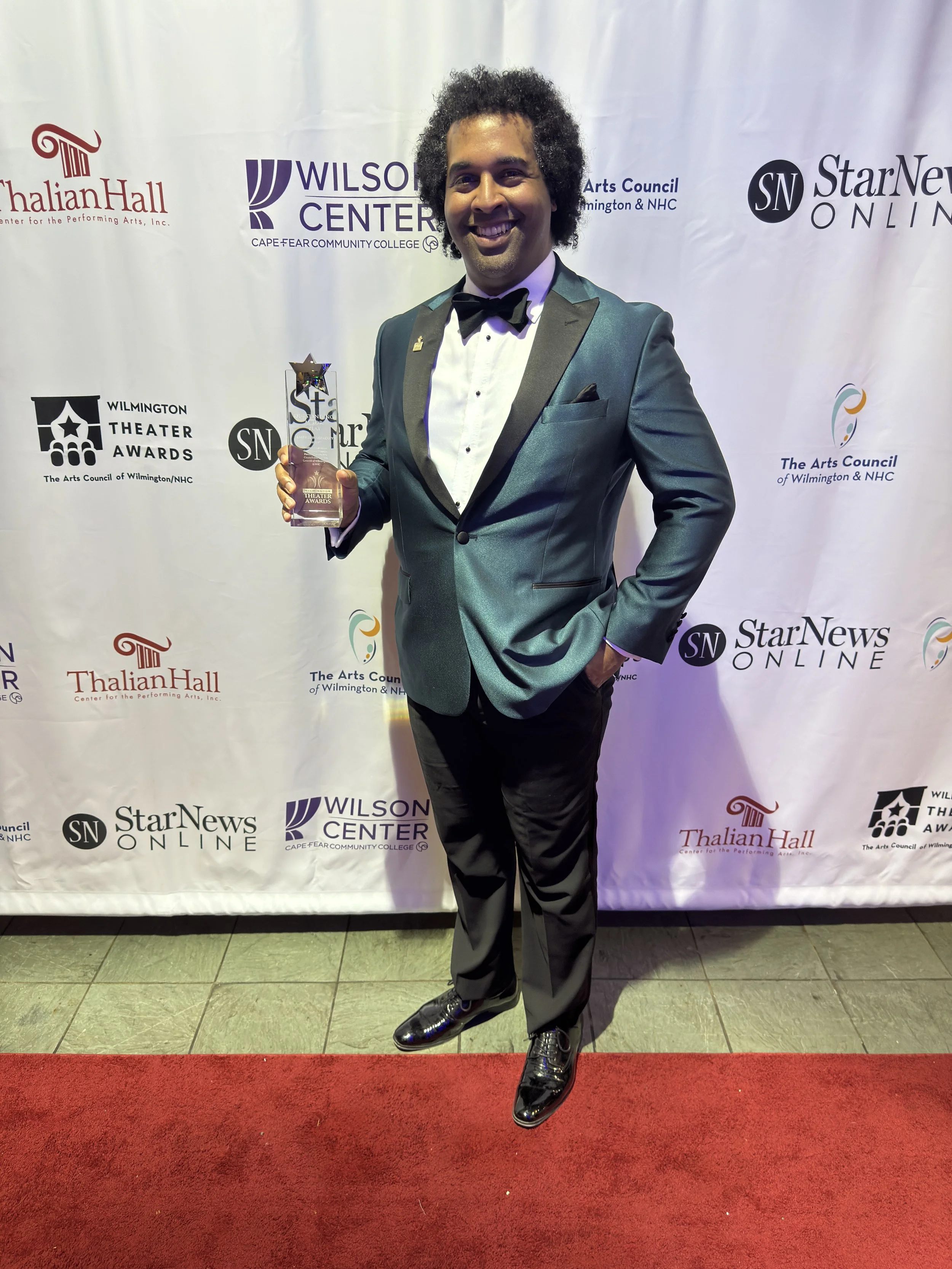 Kaleb Edward Edley Wins His First Wilmington Theatre Award