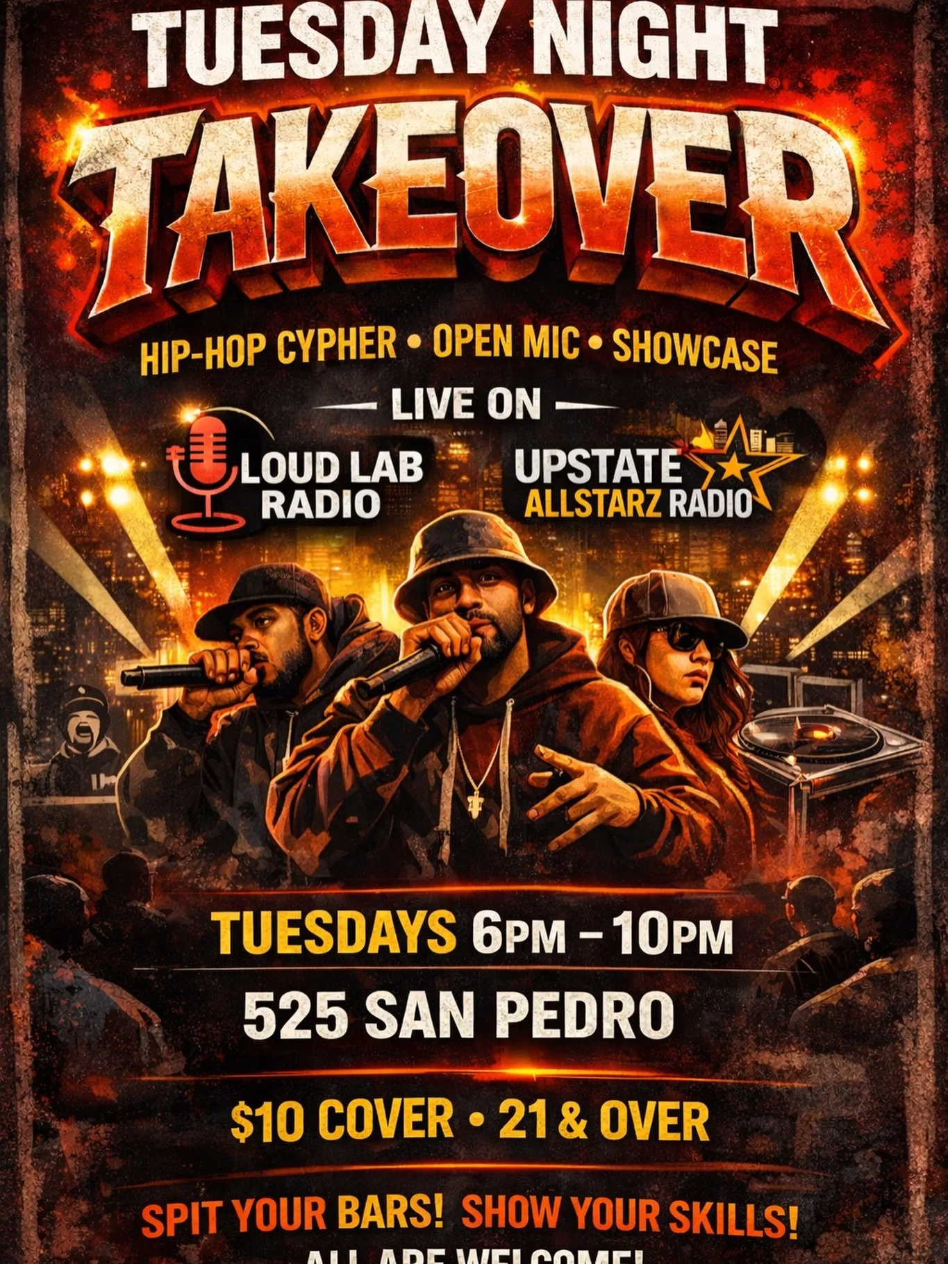 #likeandshare Come #celebrate my 55th with me!!! I love #indiemusic❗️ (especially barz). I will be broadcasting on @loudlabradio and @theupstateallstarz 📻 We&rsquo;ll have free food and drink specials. Sign ups are at 6. As my gift to you&hellip; Al