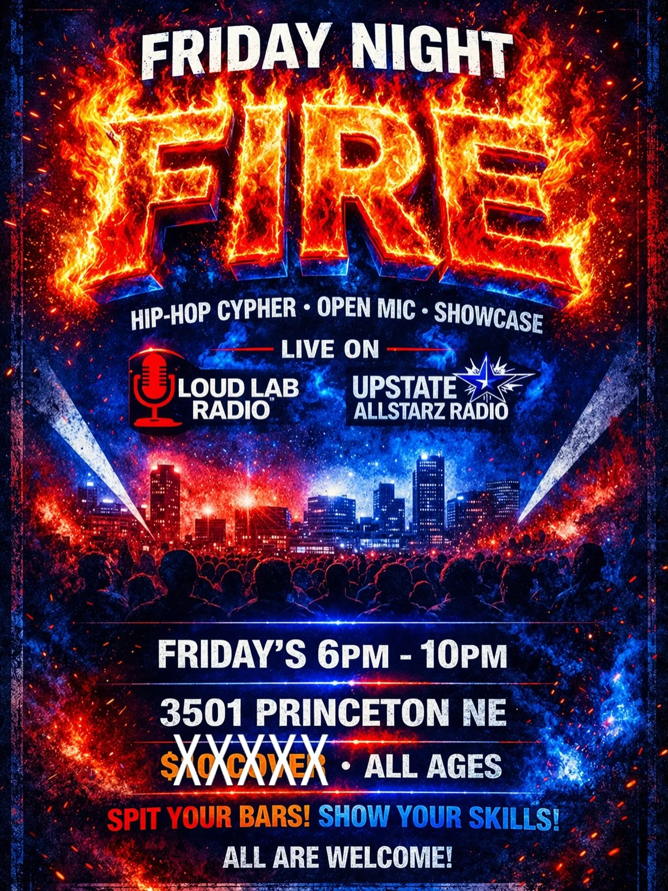 The wait is over!!! We tested the stream and found a new spot #tuesdaynighttakeover is now #fridaynightfire The countdown starts now!!! Stay tuned go follow @loudlabradio #djlarryloud #undergroundhiphop #independentradio