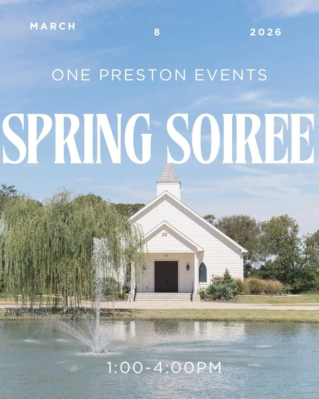 Did you miss our last Open House? Don&rsquo;t worry spring is bringing another chance to say &ldquo;yes&rdquo; to your venue. 🌷

Join us for an afternoon featuring some of DFW&rsquo;s top wedding vendors, beautifully styled spaces, and a full experi