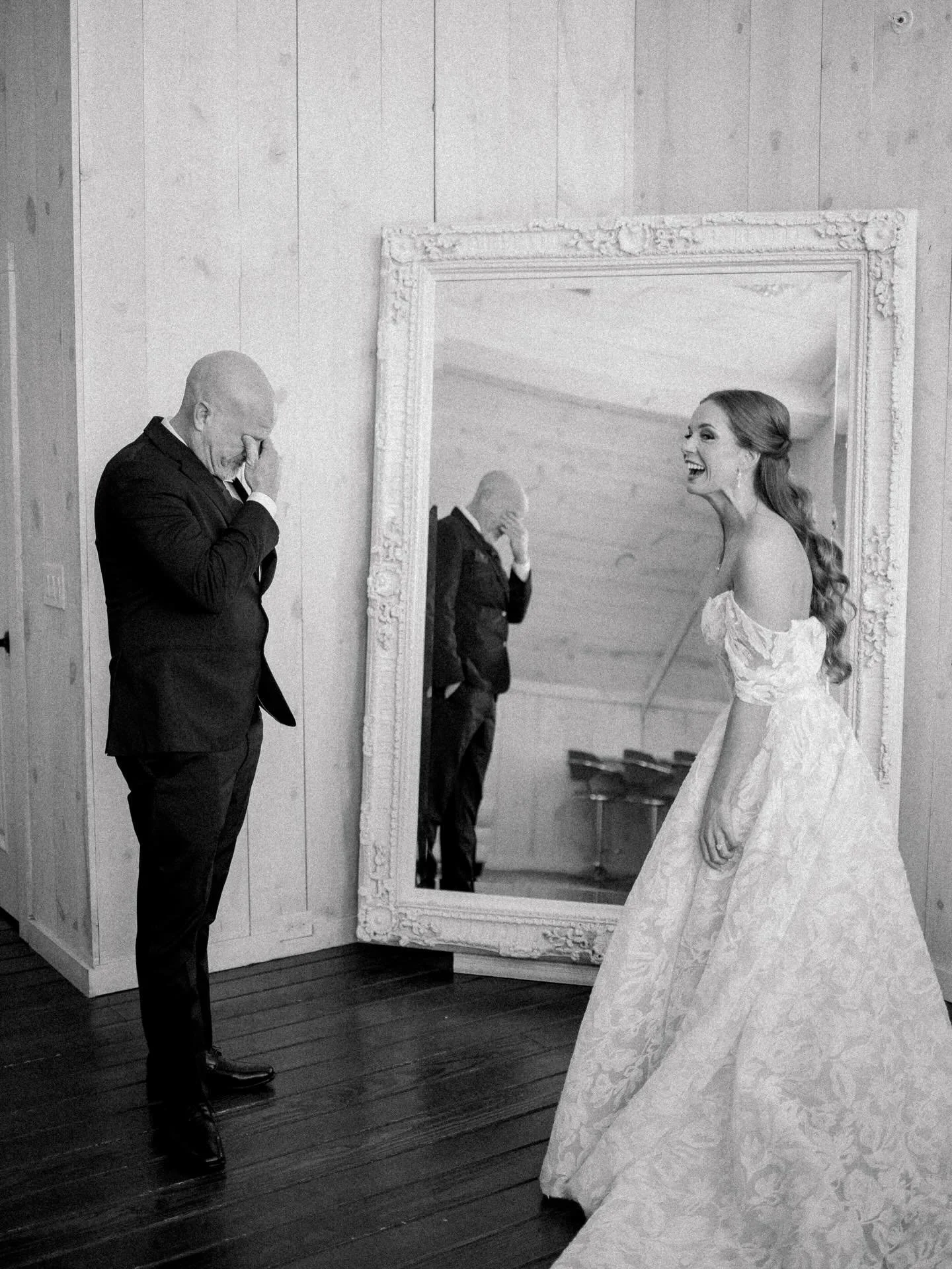 One of the most sacred moments of the day happens quietly, away from the crowd. 🤍

Before she walks down the aisle, there&rsquo;s this moment.
A quiet pause. A proud smile. Maybe a few tears.

A father seeing his daughter as a bride for the very fir