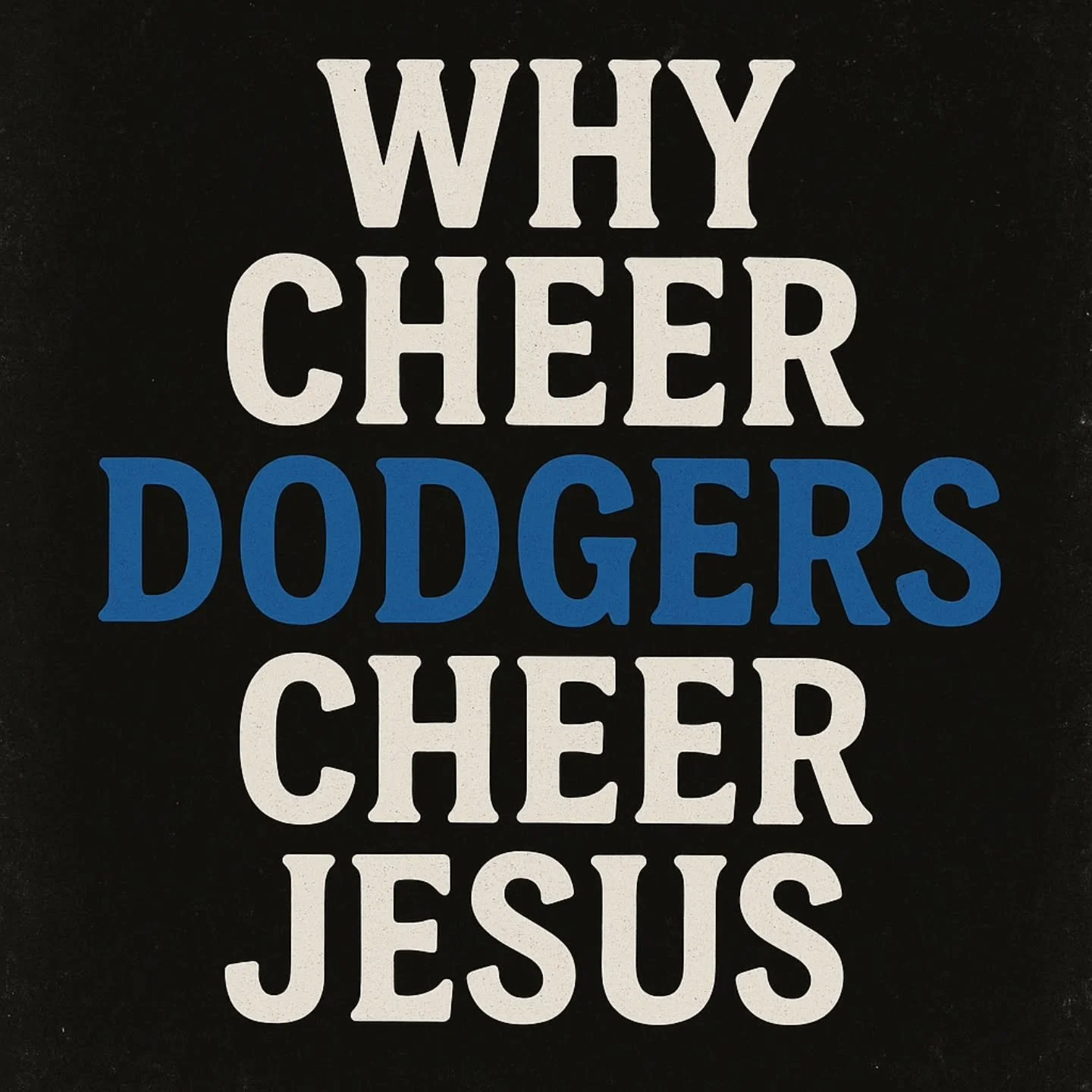 🔥 Cheer Jesus, Not the Dodgers ⚾✝️

We live in a time when too many Catholics shout louder for sports teams than for their Savior. While the world celebrates All Hallows&rsquo; Eve with distractions and noise, the faithful are called to holiness. Th