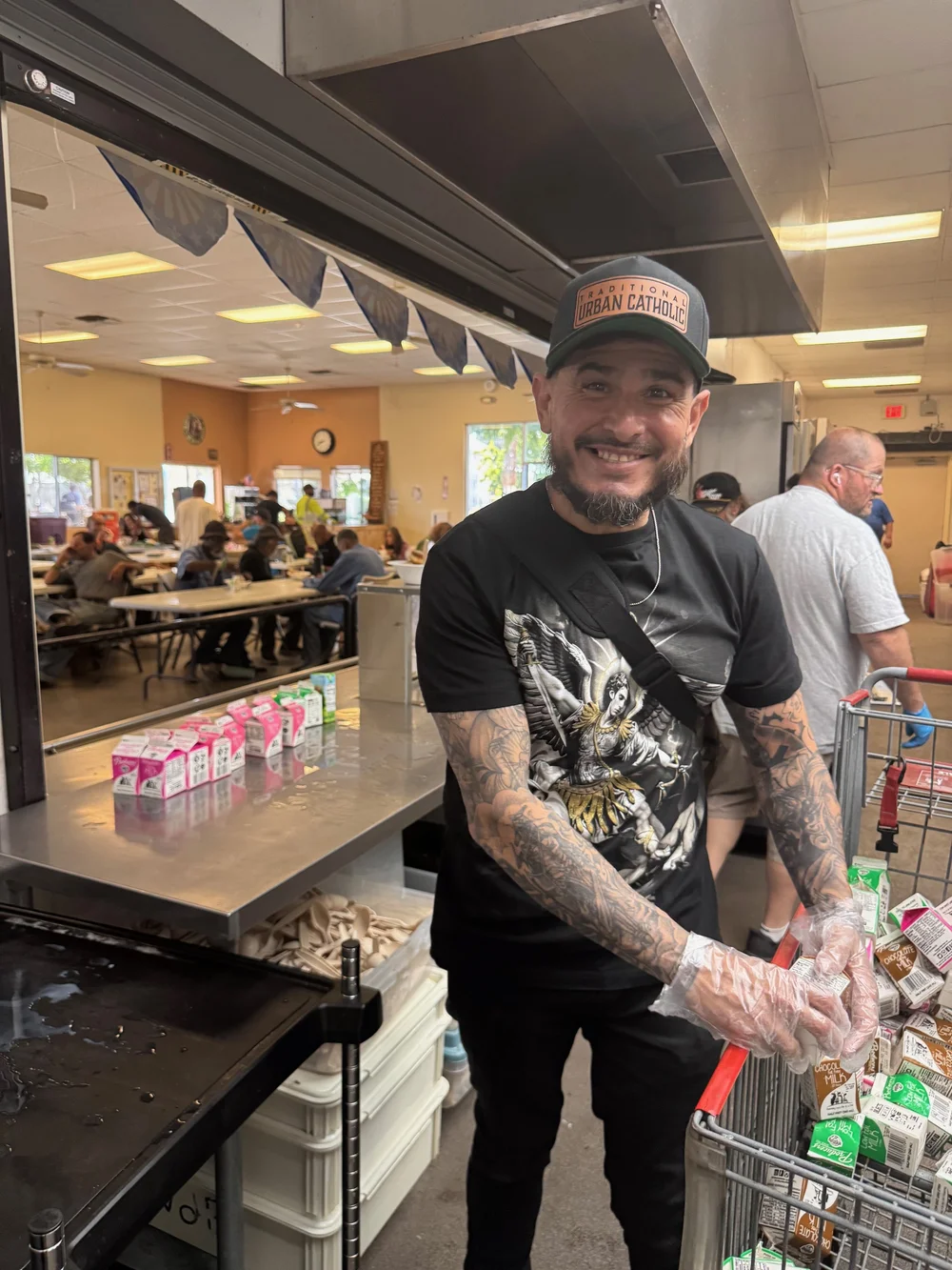 Traditional Urban Catholic serving at outreach