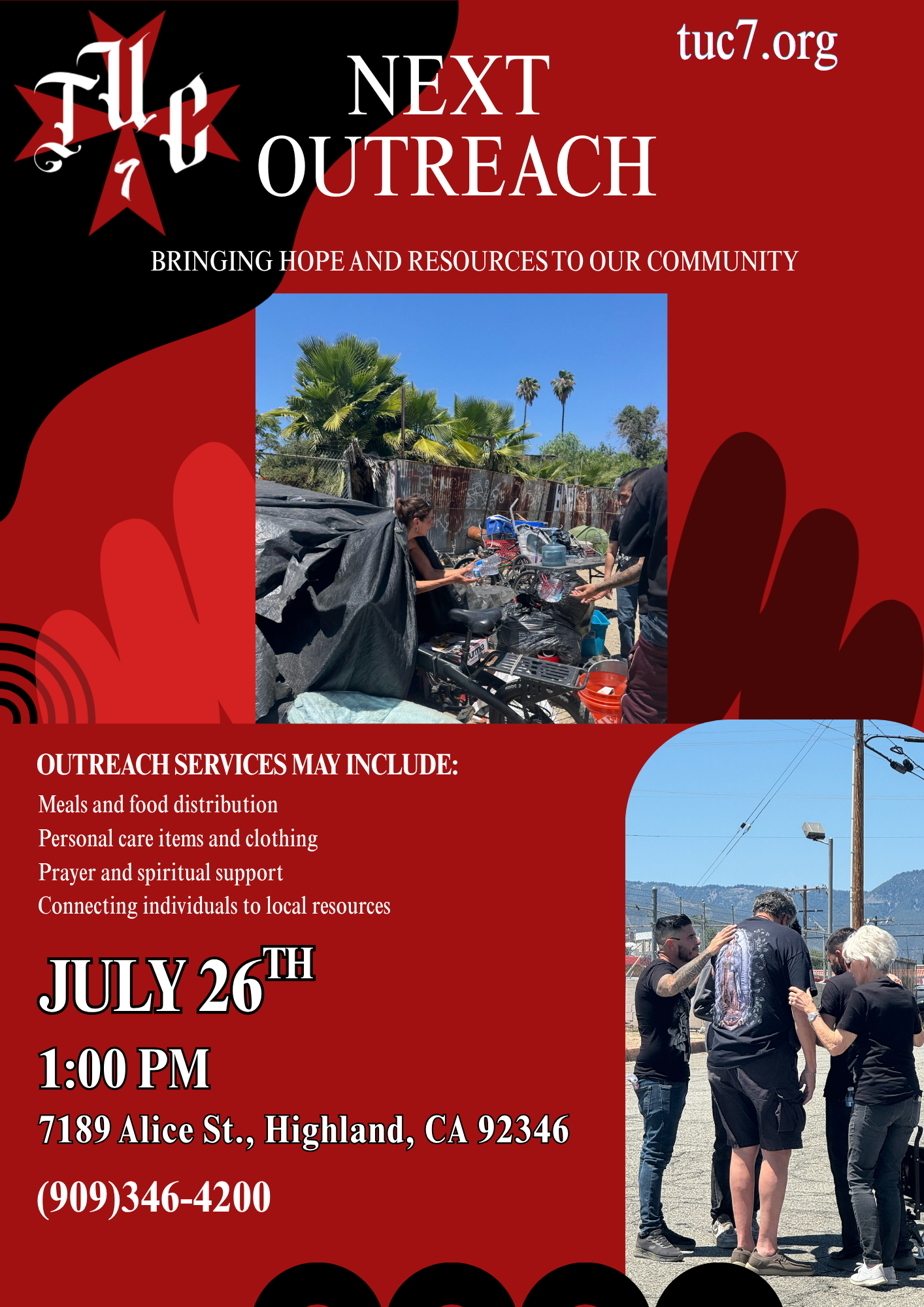 Sunday, July 26. Sunday Outreach | Love Your Neighbor Through Action