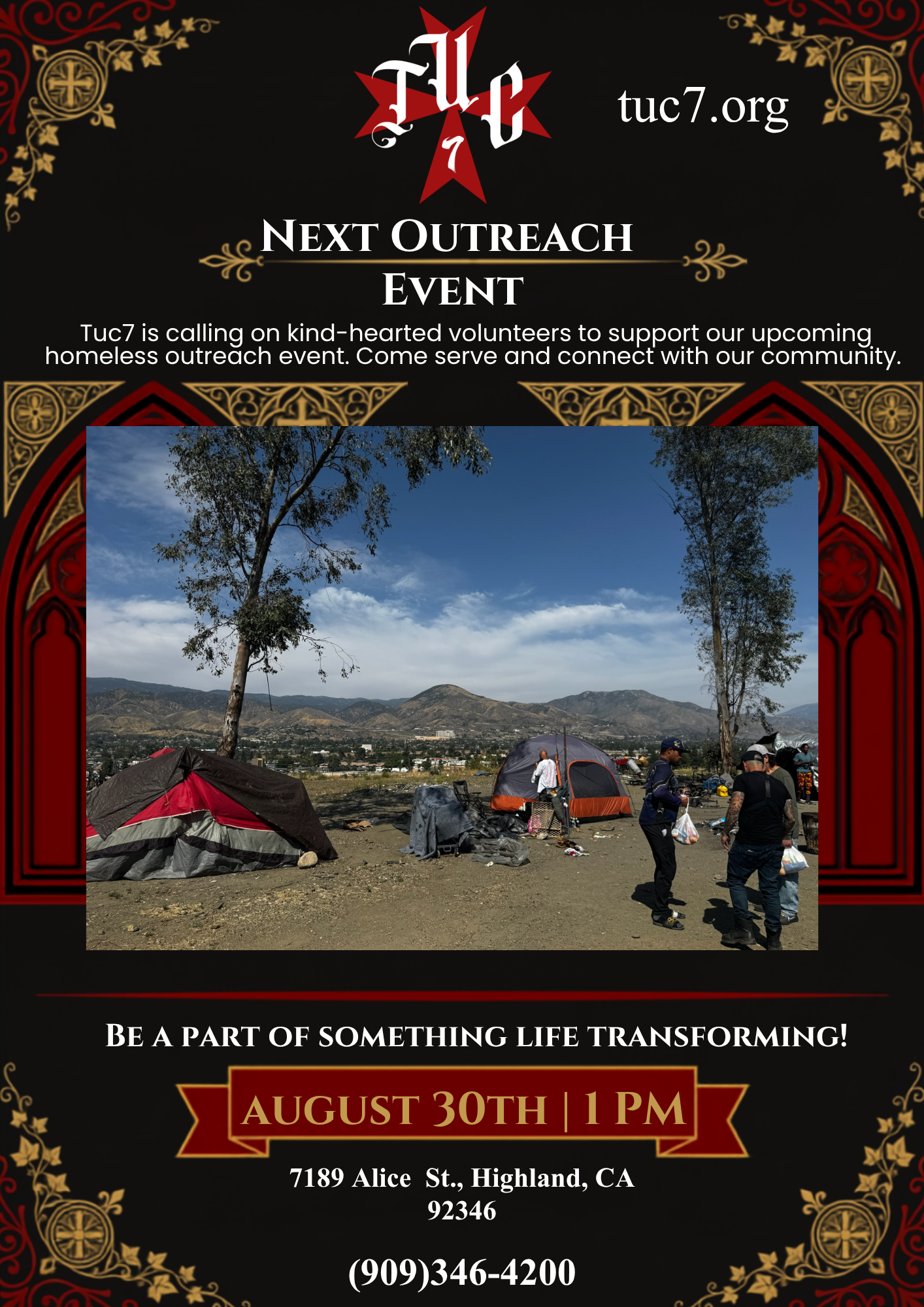 Sunday, August 30th.   Sunday Outreach.           | Join the Mission
