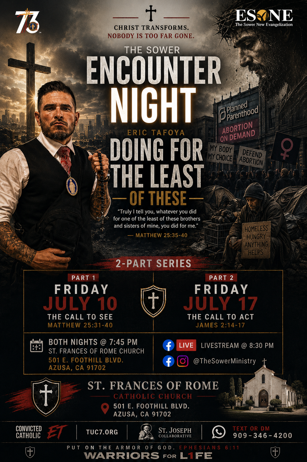 Encounter Night: Doing for the Least of These – A Two-Part Series