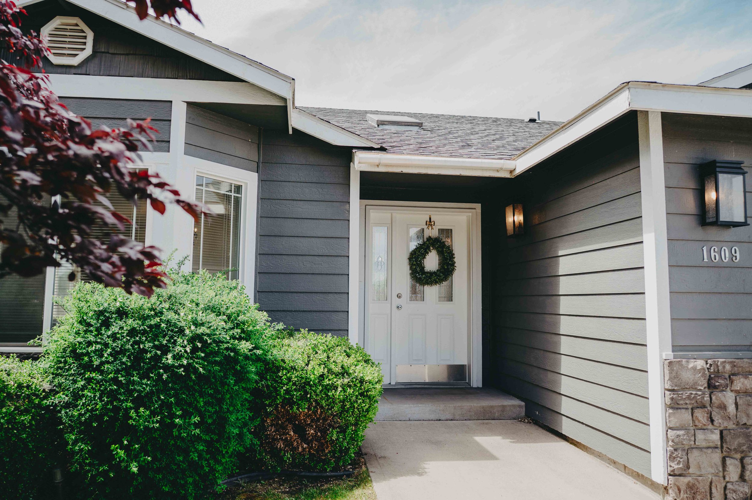 Front Door and Entrance to Home