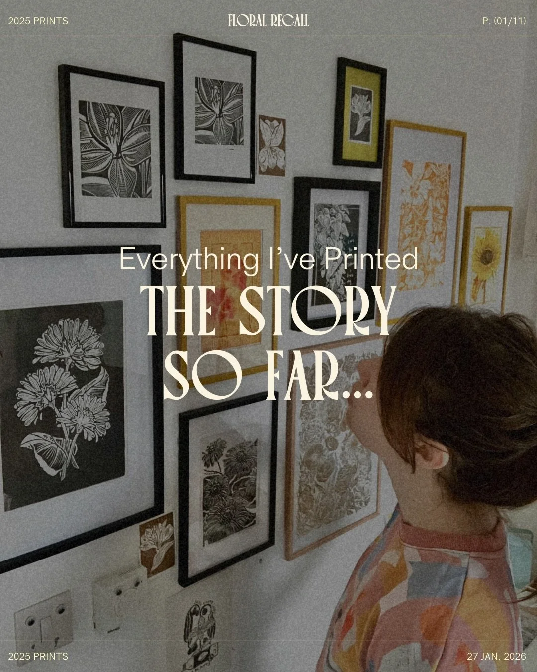 Have taken a break out of the dull job of bookkeeping to update the gallery wall&hellip;

And with that I thought it was a great opportunity to show you all how far Floral Recall has come.

I berate myself at times that my output isn&rsquo;t higher, 