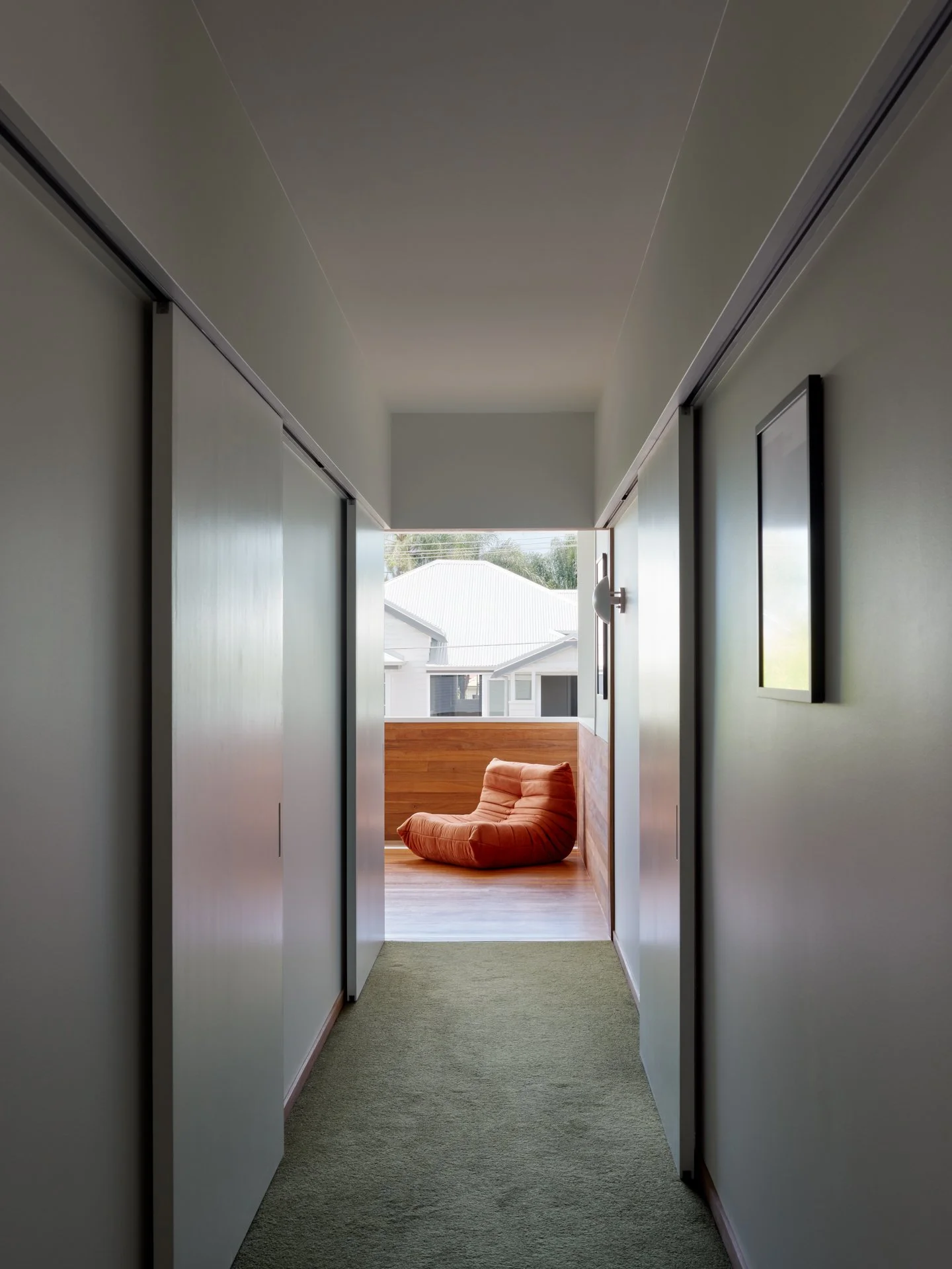 Hallway - Bespoke renovation to home in New Farm, Brisbane, by Allen Brothers Construction.